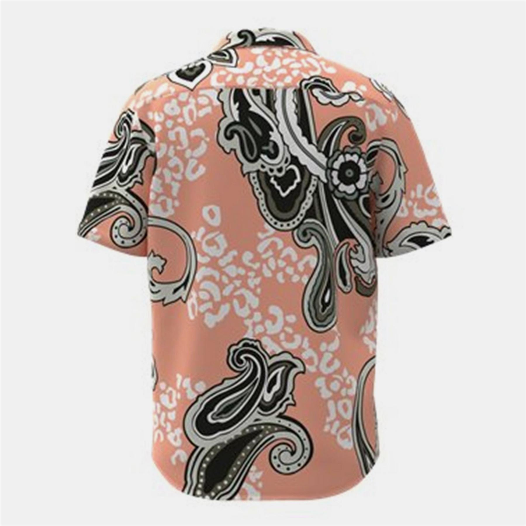 Hugo Collared Neck Relaxed Fit Short Sleeve Shirt