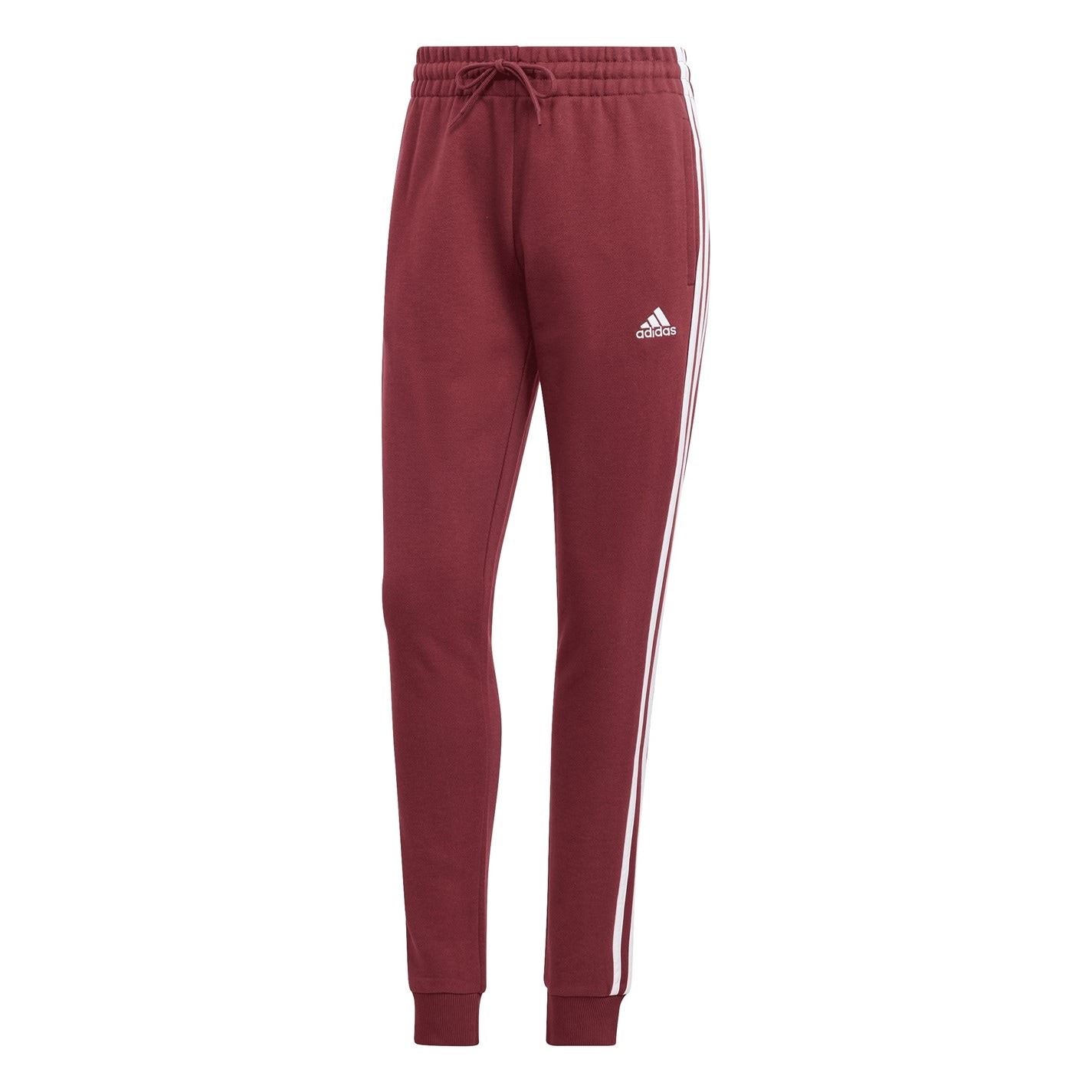 adidas Womens Essentials 3 Stripes Pants Slim