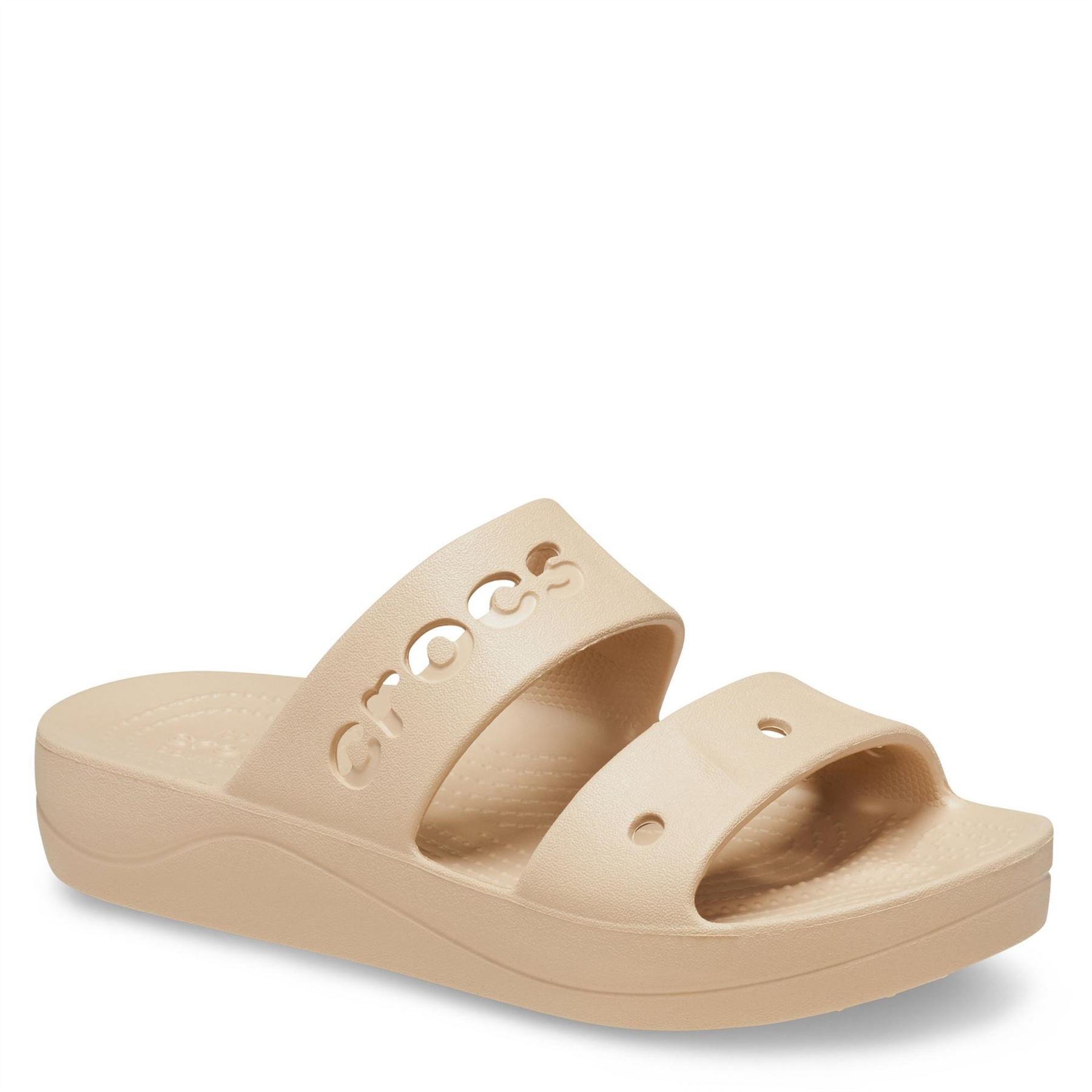 Crocs Baya Flatform Open Toe Slide Sandals