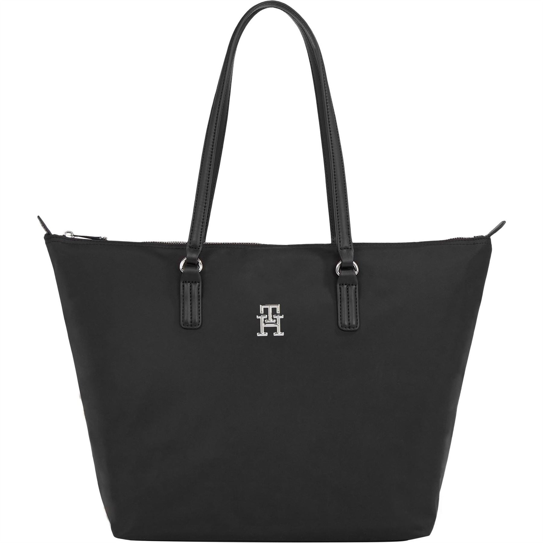 Tommy Hilfiger Monogram Plaque Tote Bag