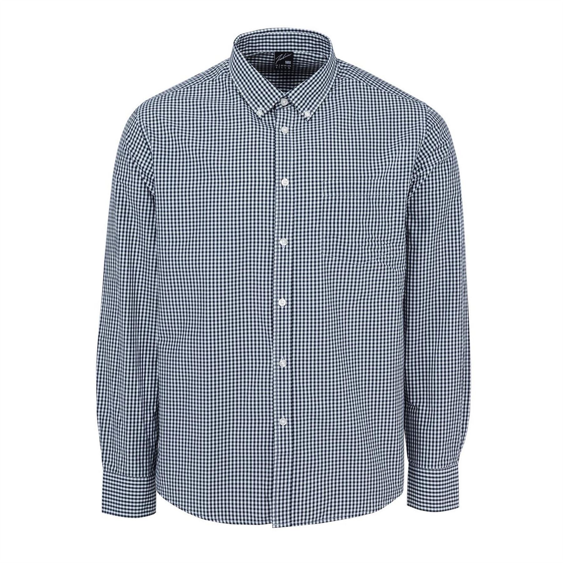 Fabric Mens Classic Poplin Long Sleeve Shirt