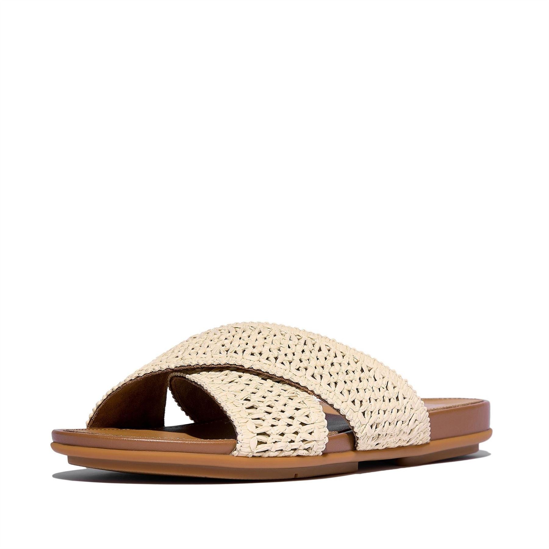 Fitflop Gracie X Crochet Open Toe Flat Slides