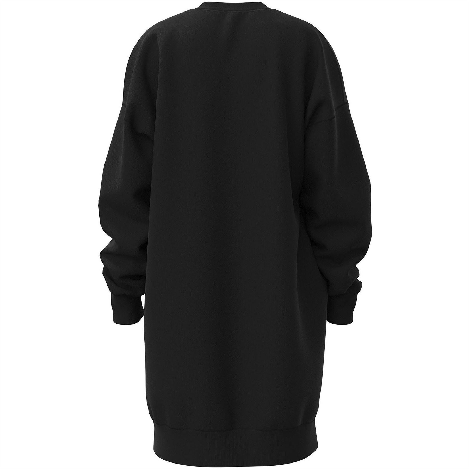 Diesel Robe Crew Neck Knee Length Sweatshirt Dress