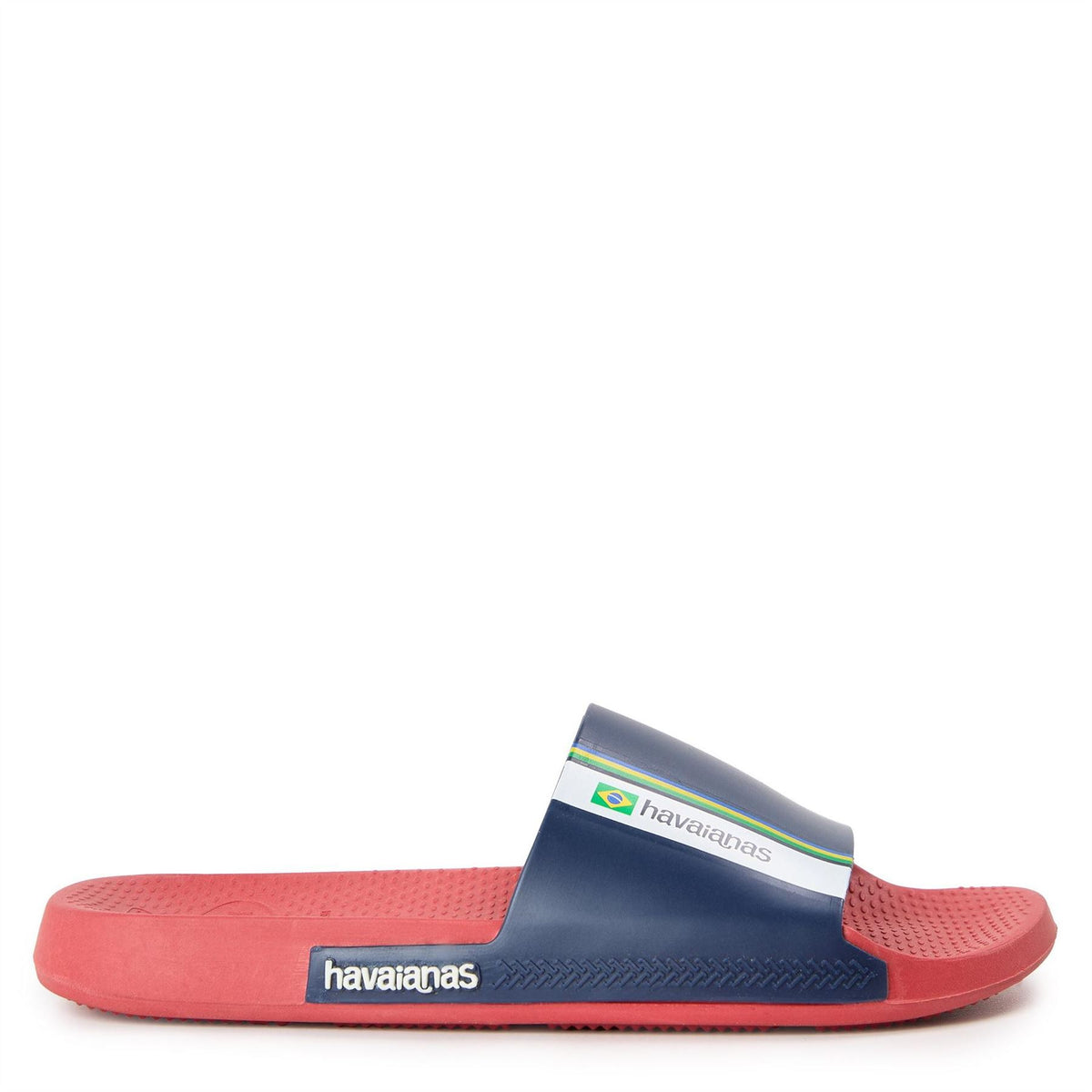 Havaianas Kids Slide Brasil Red Flip Flops
