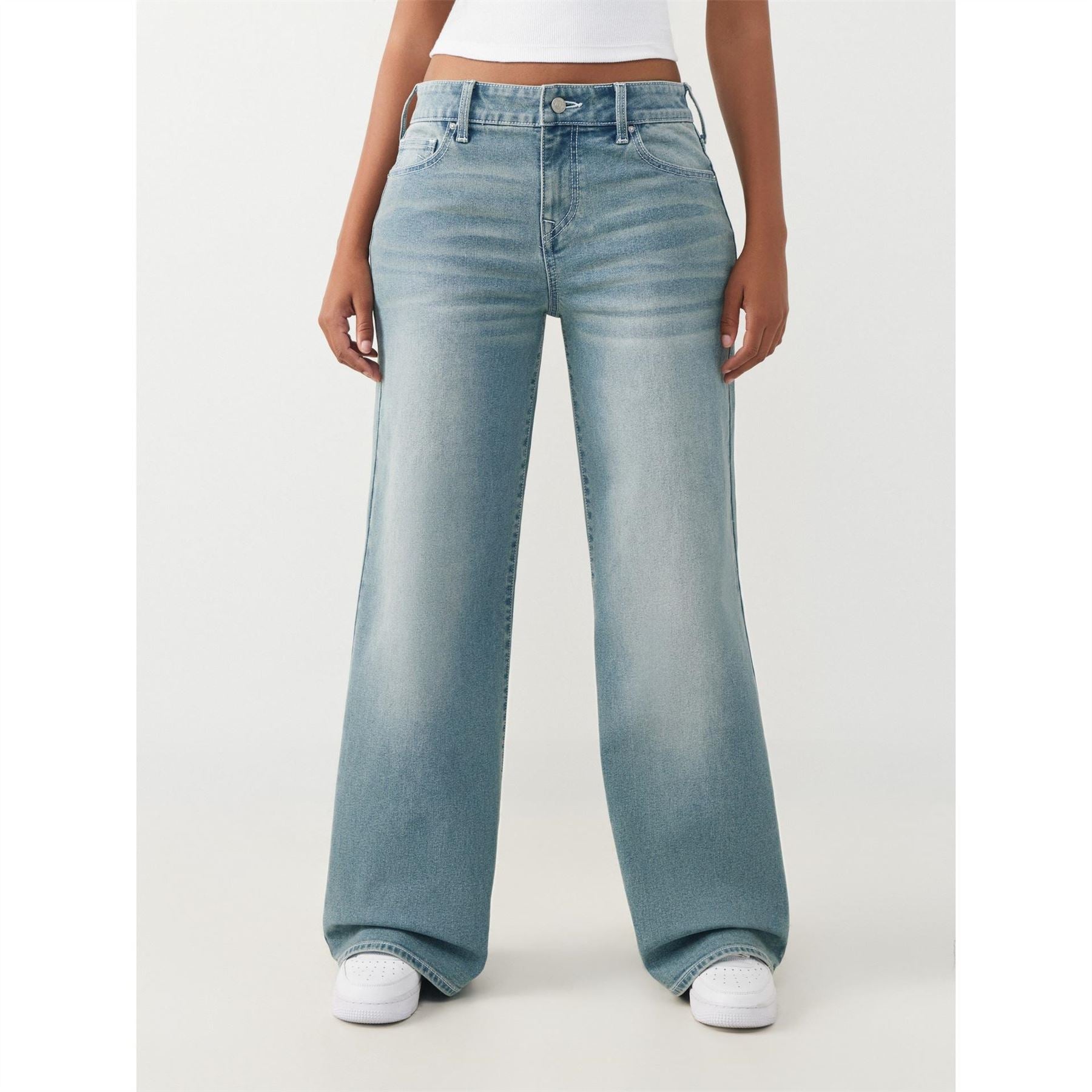 True Religion Wide Leg Jeans