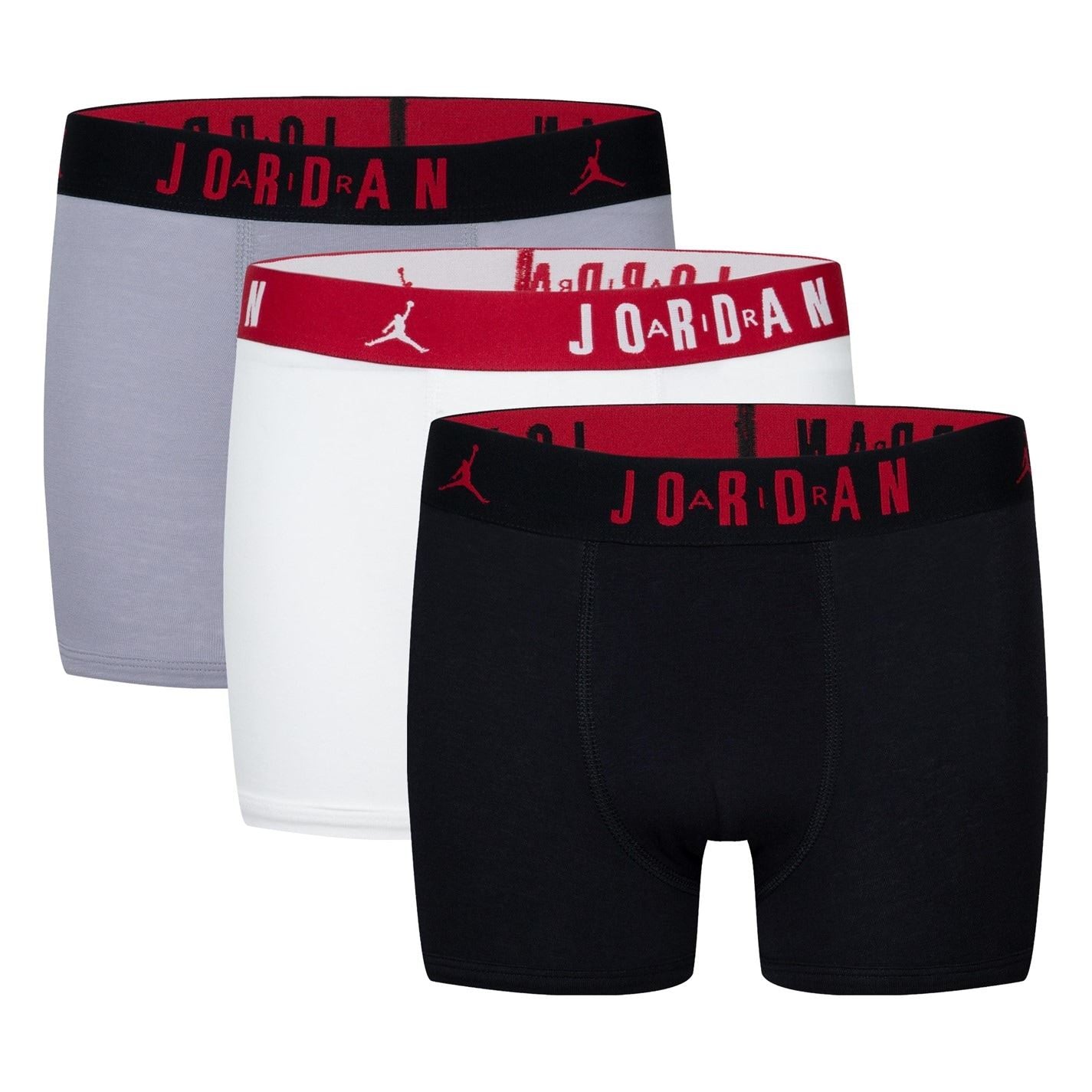 Air Jordan Junior Plain Design 3 Pack Boxer Brief