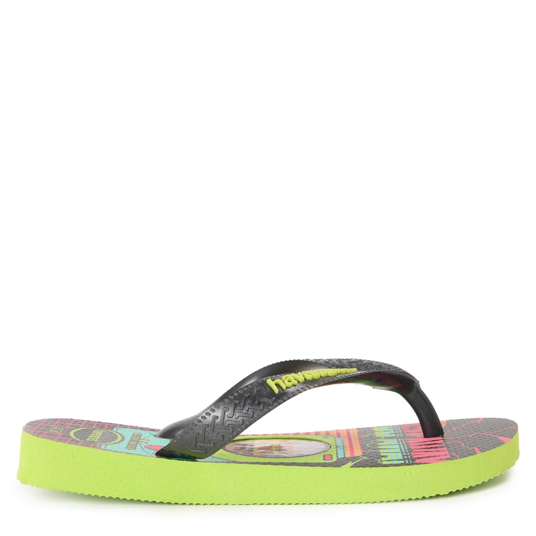 Havaianas Kids Holographic Lemon Green Flip Flops