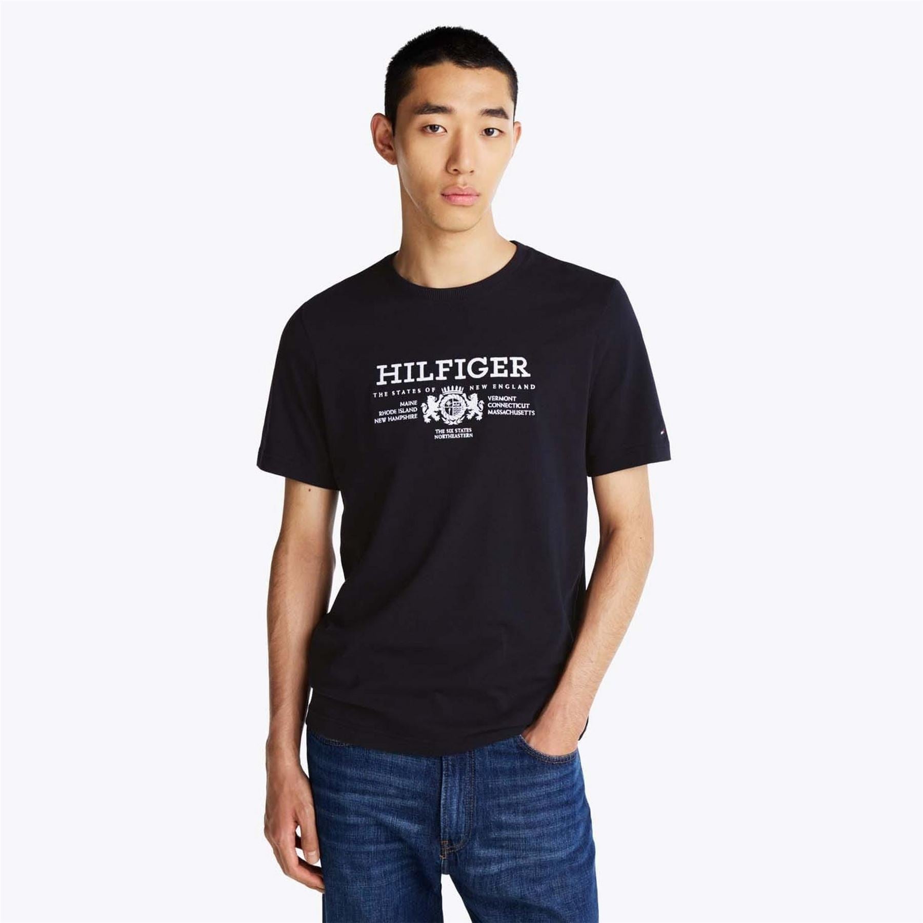 Tommy Hilfiger Logo Embroidery T-Shirt