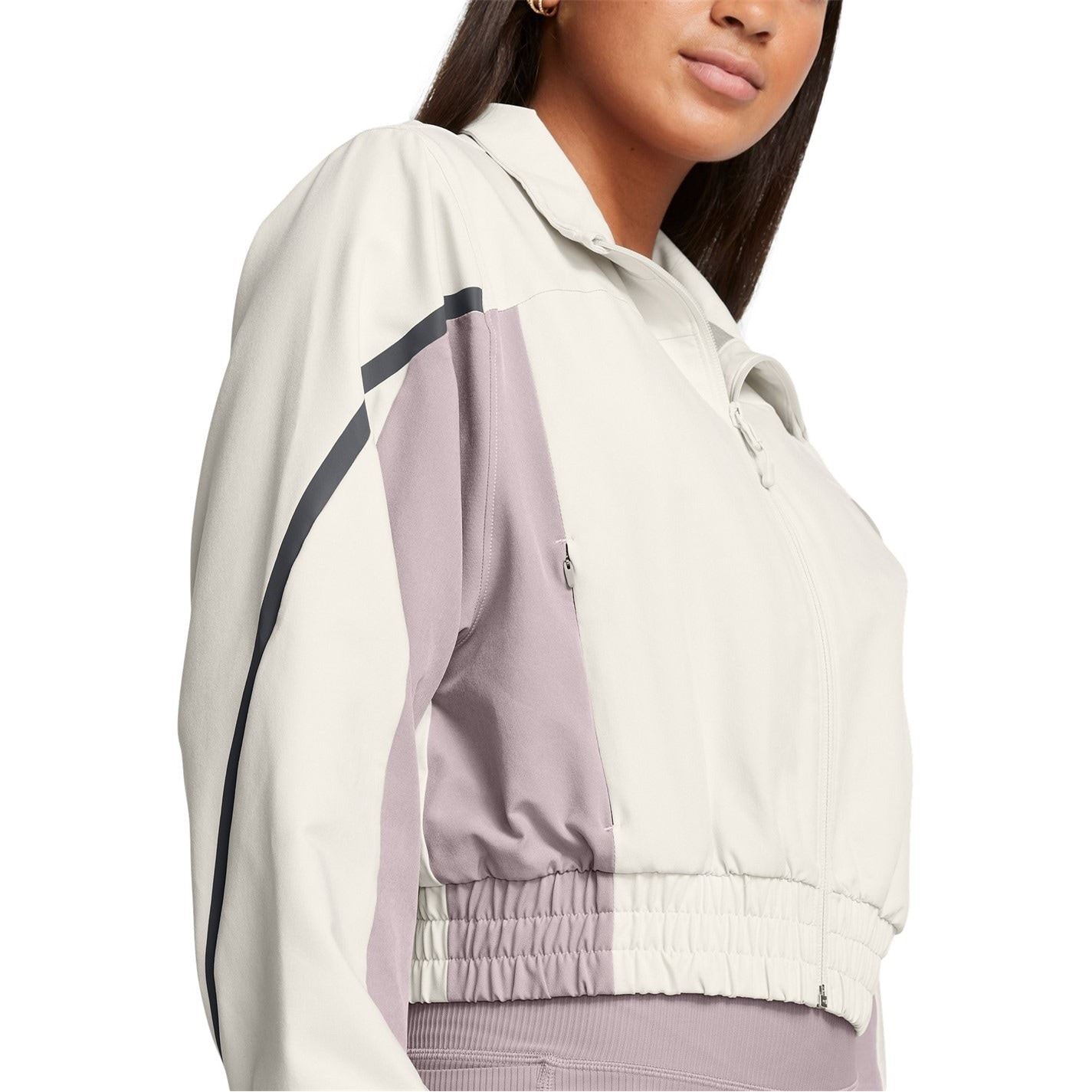 Under Armour Unstoppable Zip Neck High Collar Long Sleeve Athletic Top