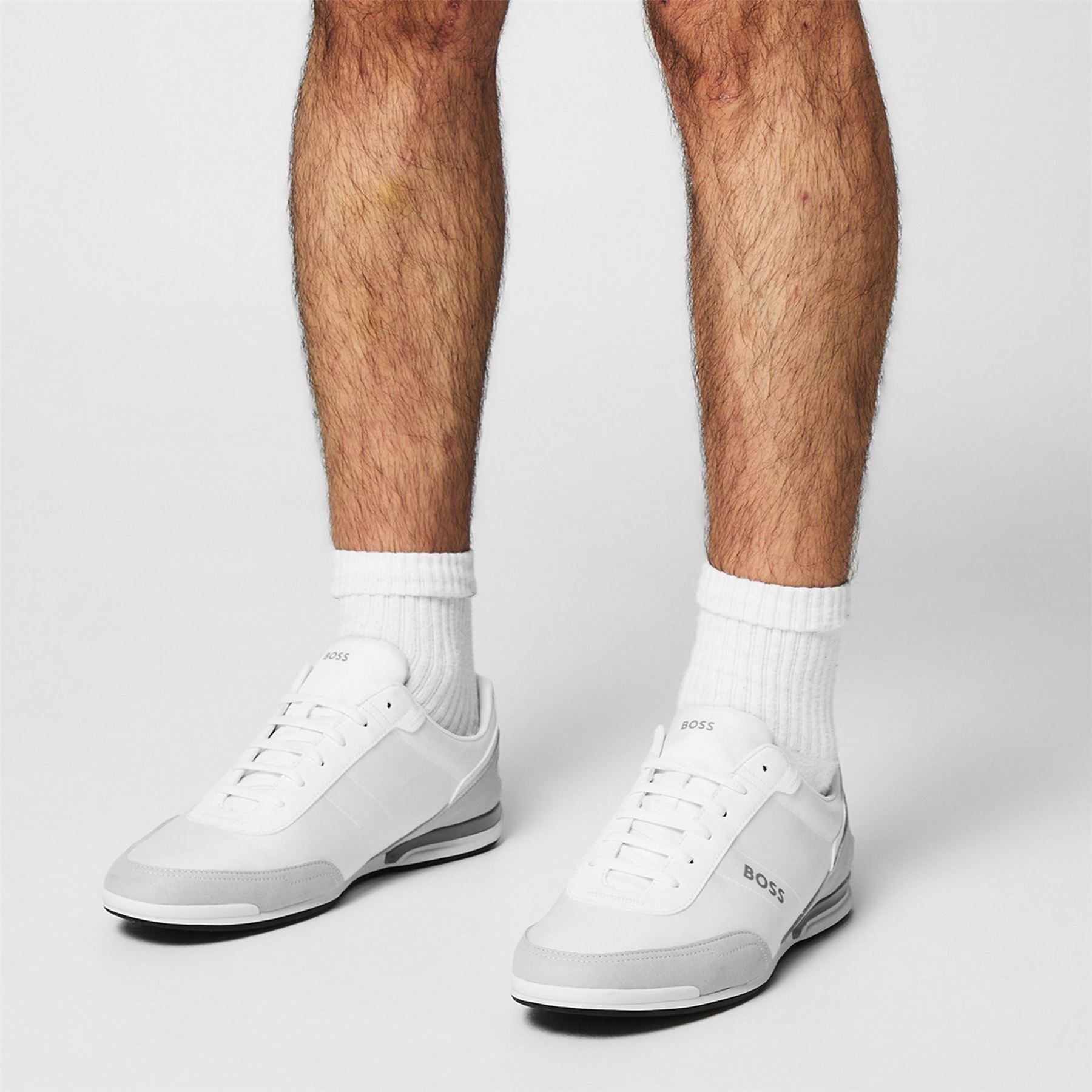 Boss Saturn Low Top Everyday Trainers With Technical Mesh