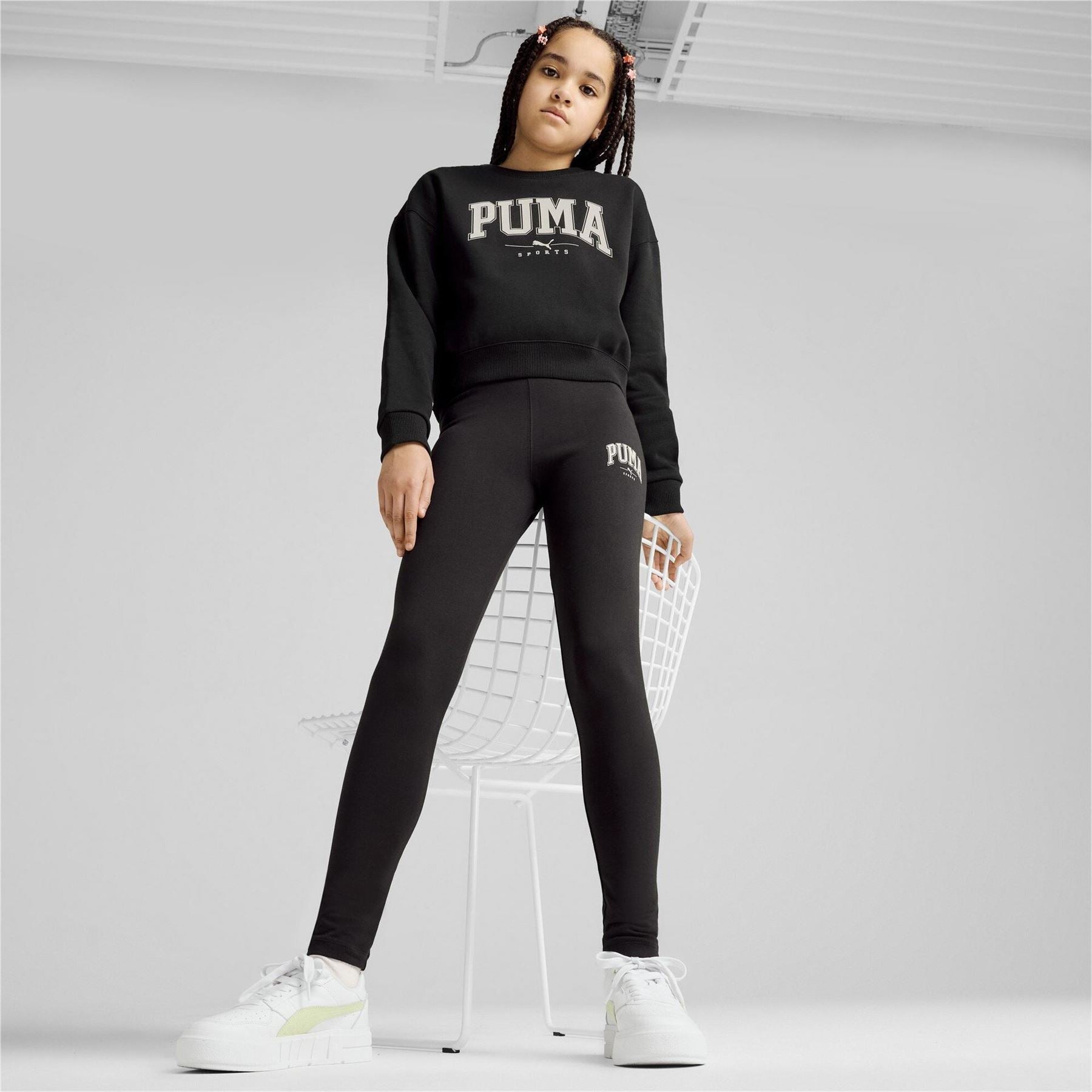 Puma Squad Crew Fl G Sweatshirt Unisex Kids