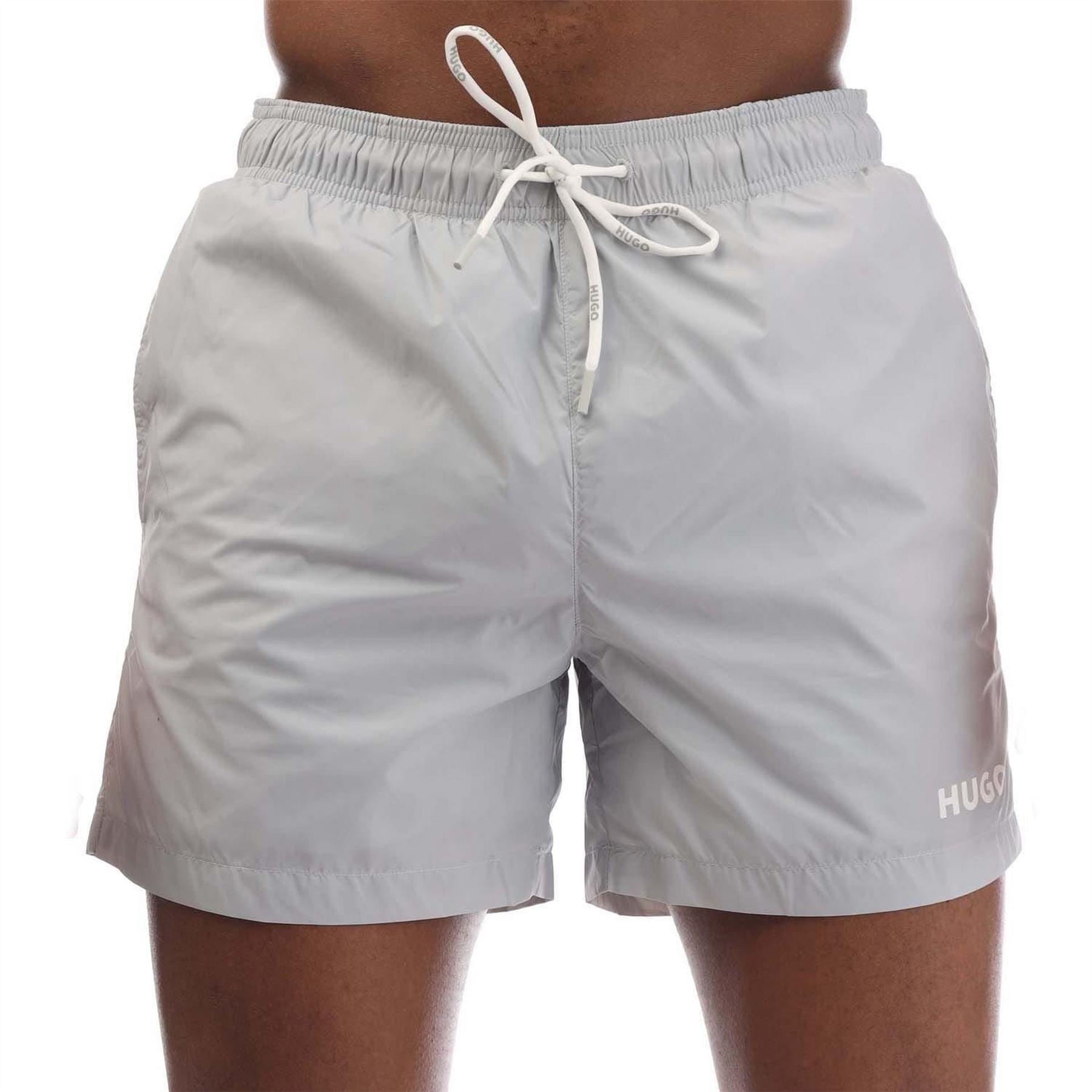 Hugo Contrast Logo Swim Shorts