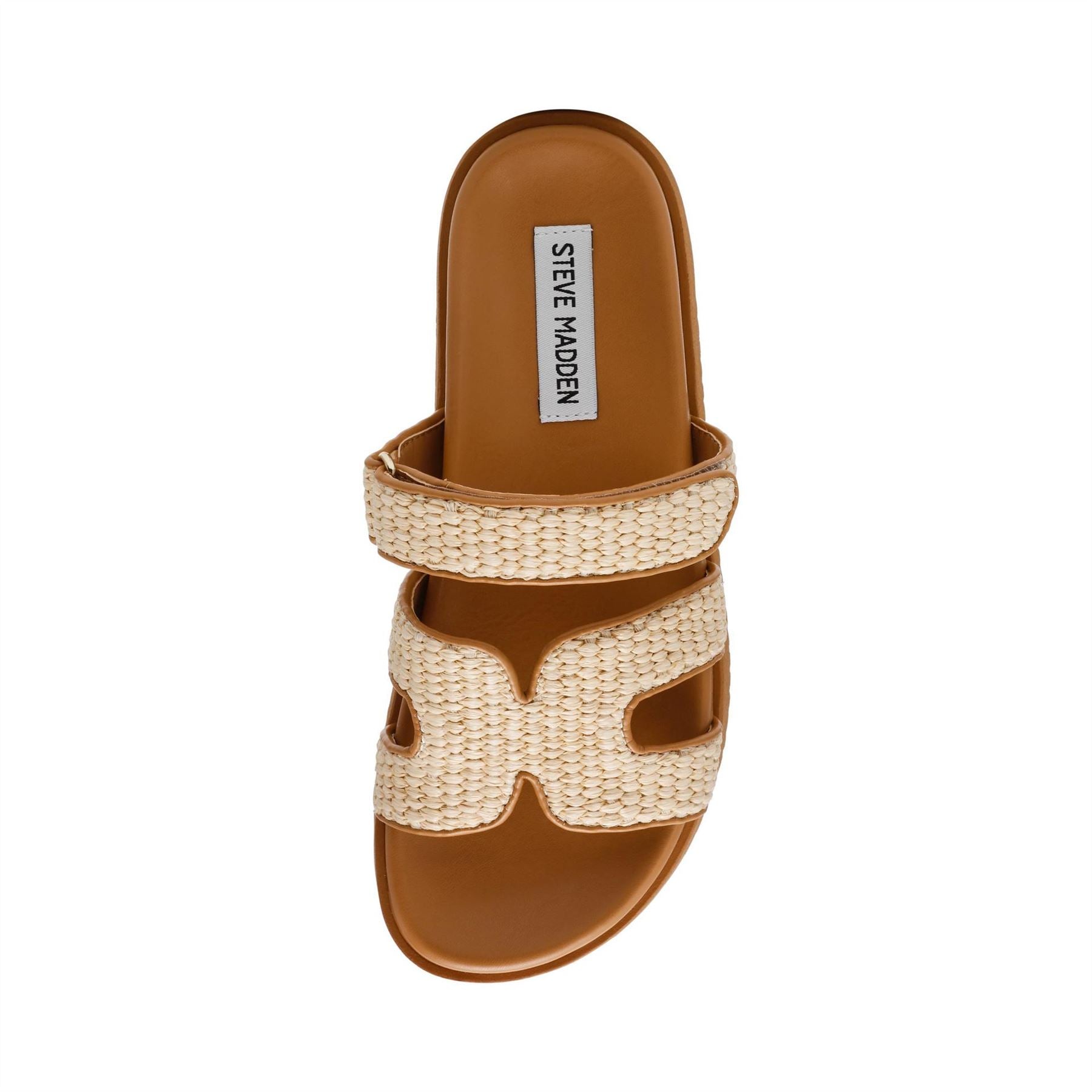 Steve Madden Textured Open Toe Slide Sandals