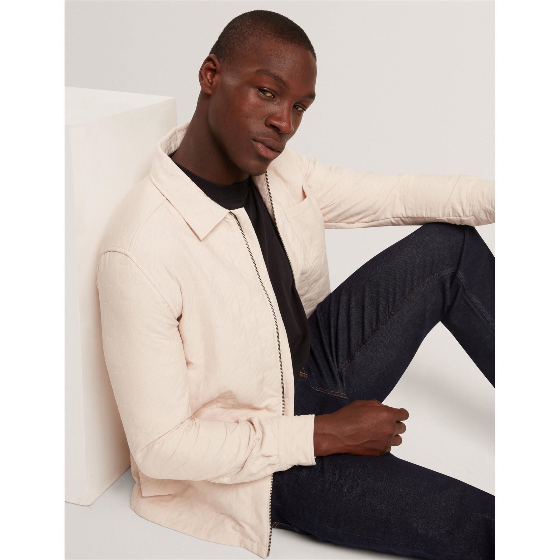 Ted Baker Textured Chest Pocket Overshirt