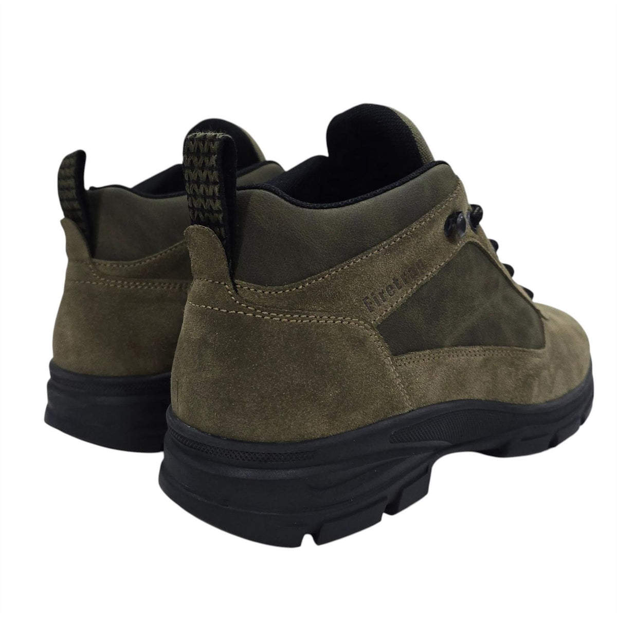 Firetrap Delia Premium Leather Ankle Lace Up Hiker Rugged Boots