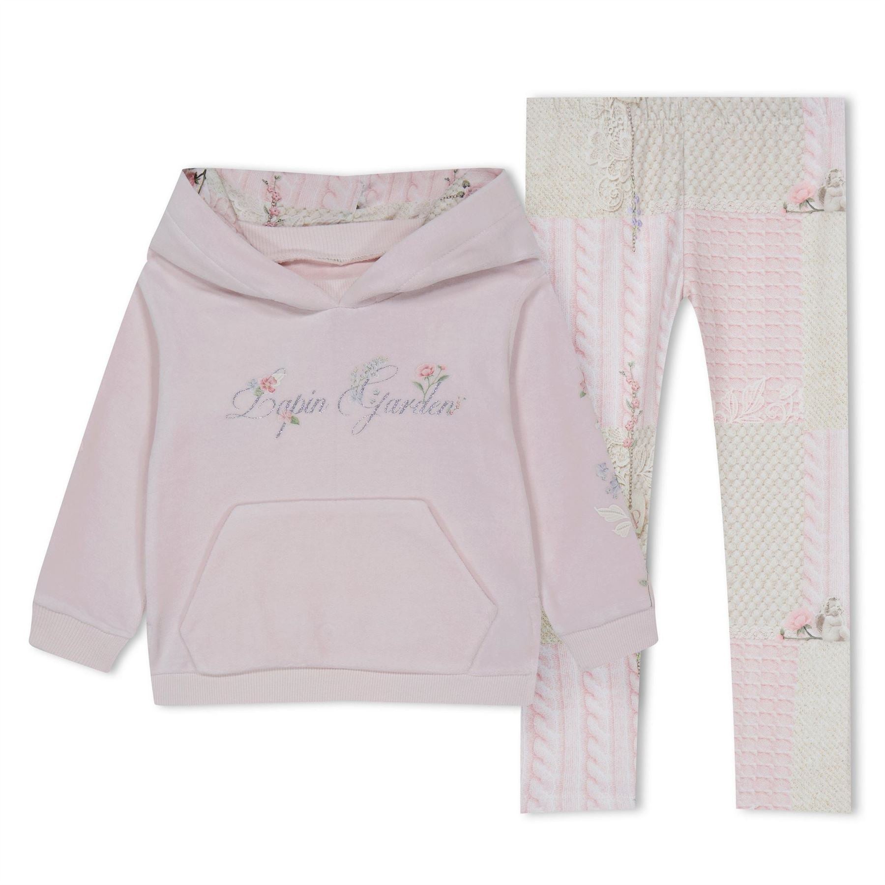 LAPIN HOUSE Hooded Long Sleeve Legging Suit
