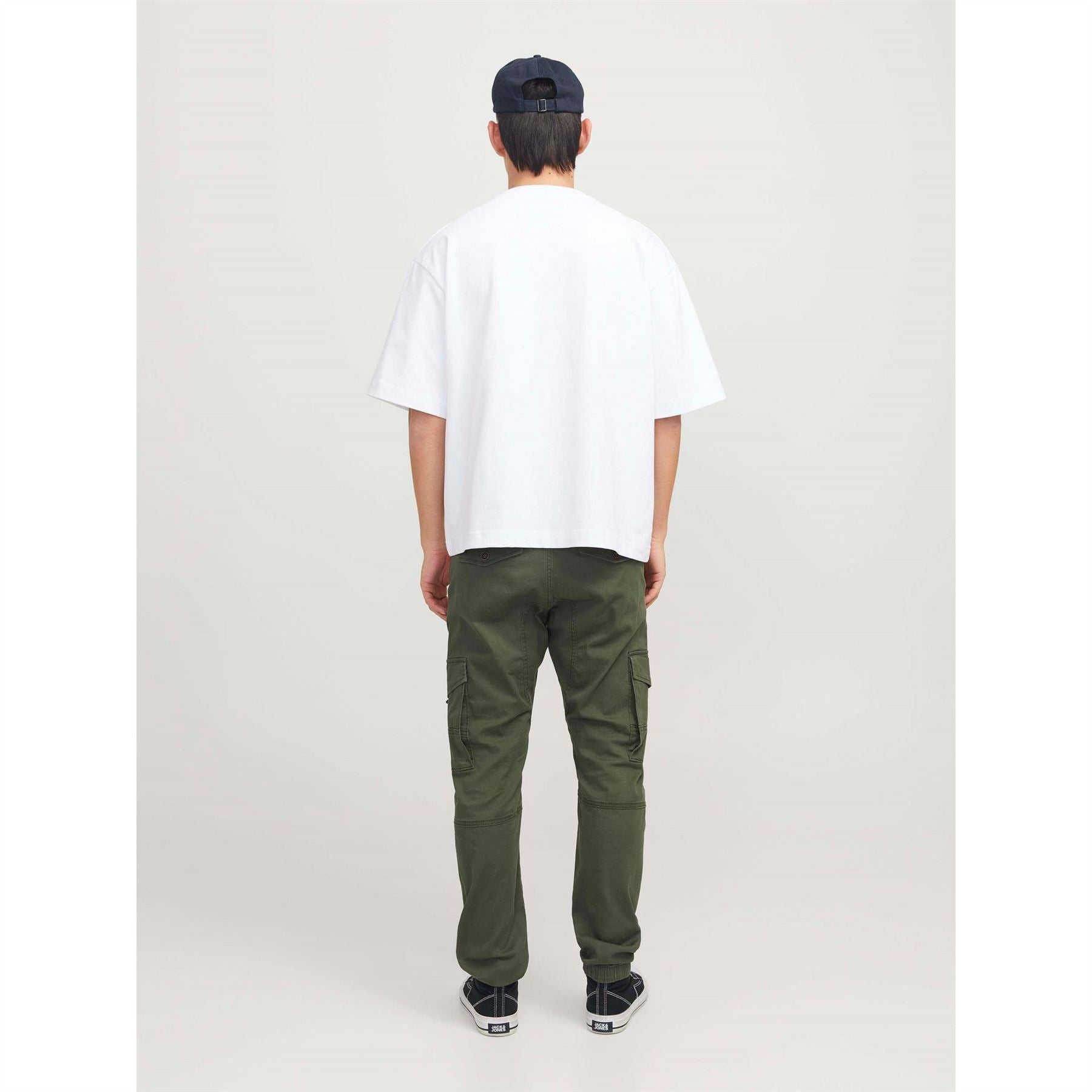 Jack and Jones Slim Stretch Cuffed Cargo Pants