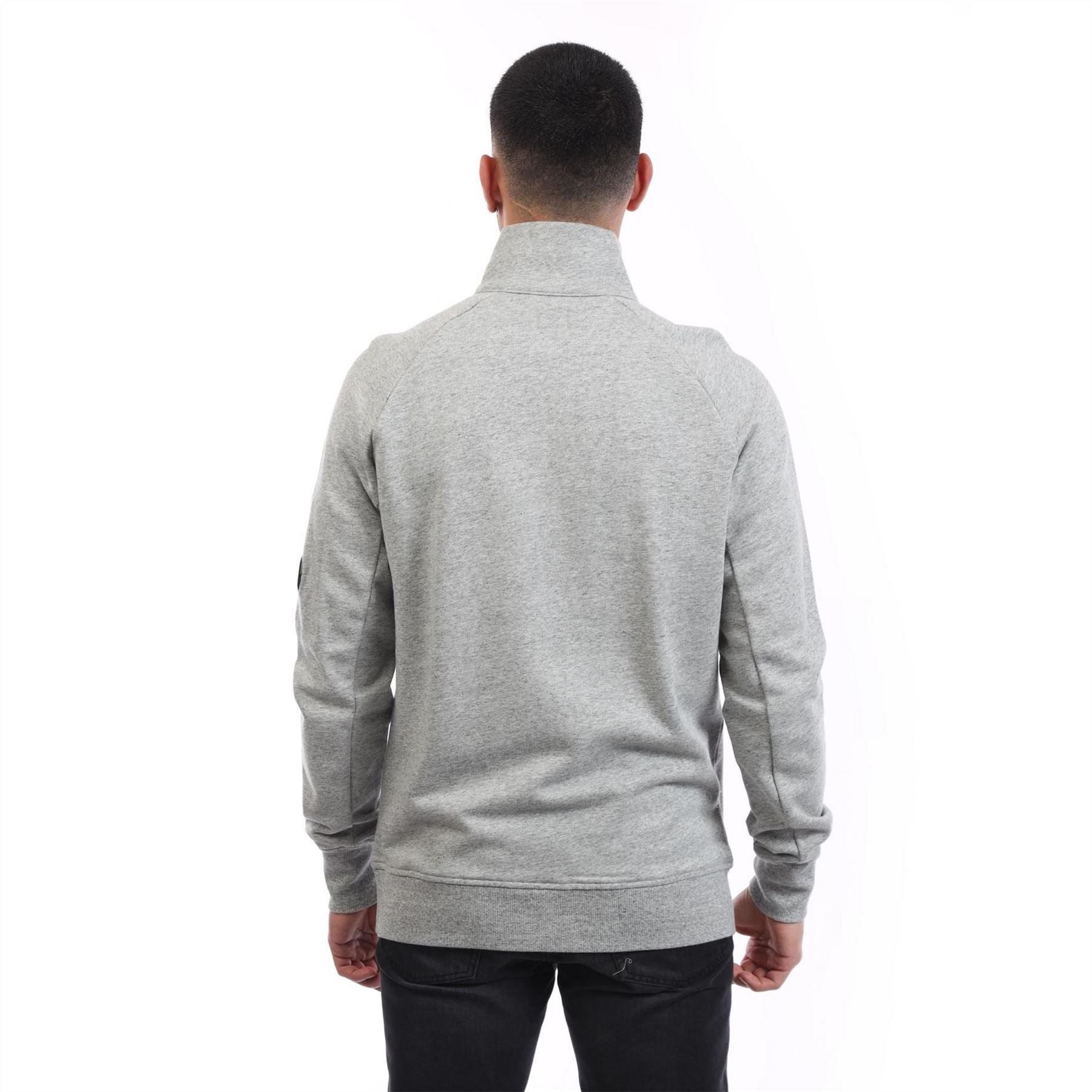 CP Company Raised Fleece Half Zip Sweatshirt