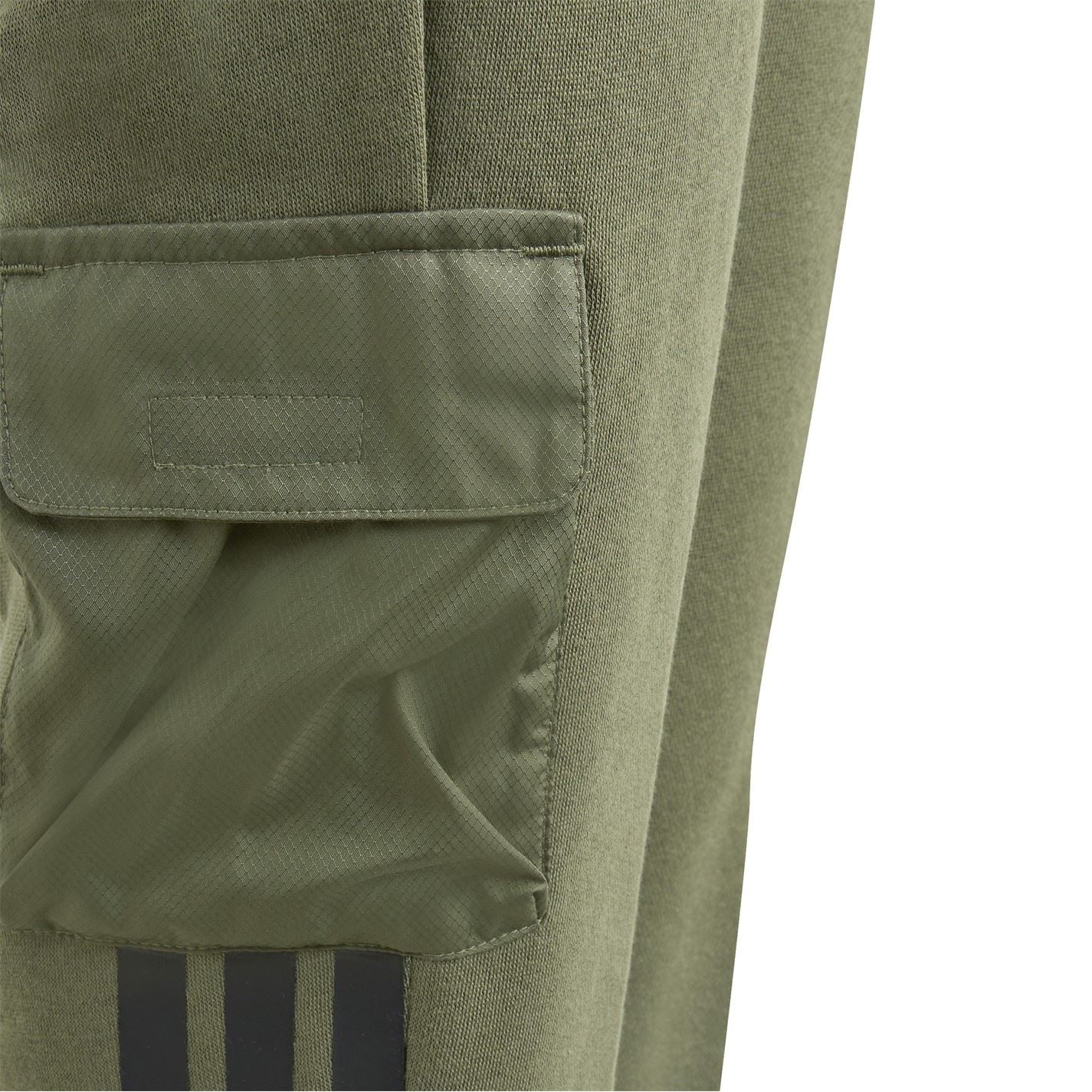 adidas Utility Solid Patterned Straight Cargo Pants