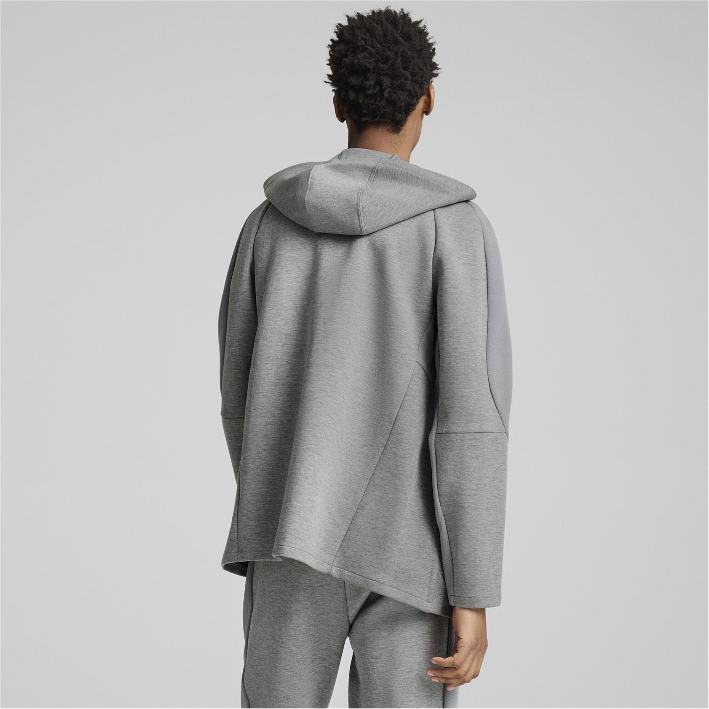 Puma Full Zip Hooded Hip Length Relaxed Fit Top