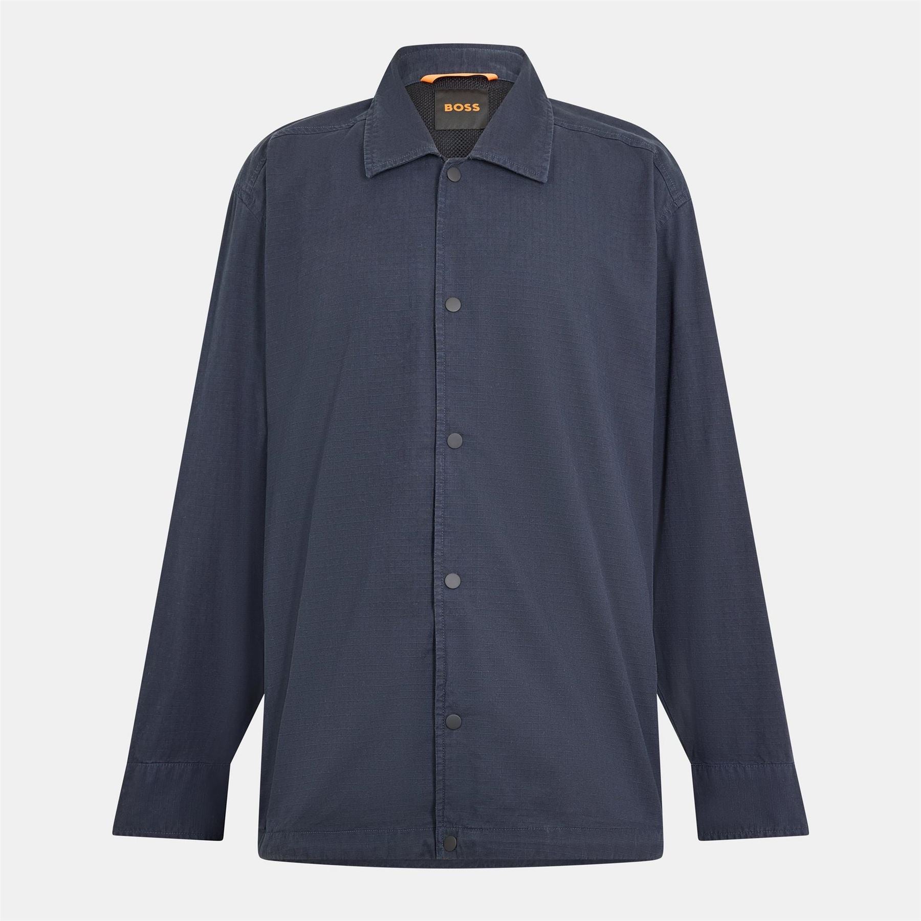 Boss Labib Cotton Long Sleeve Water Resistant Overshirt
