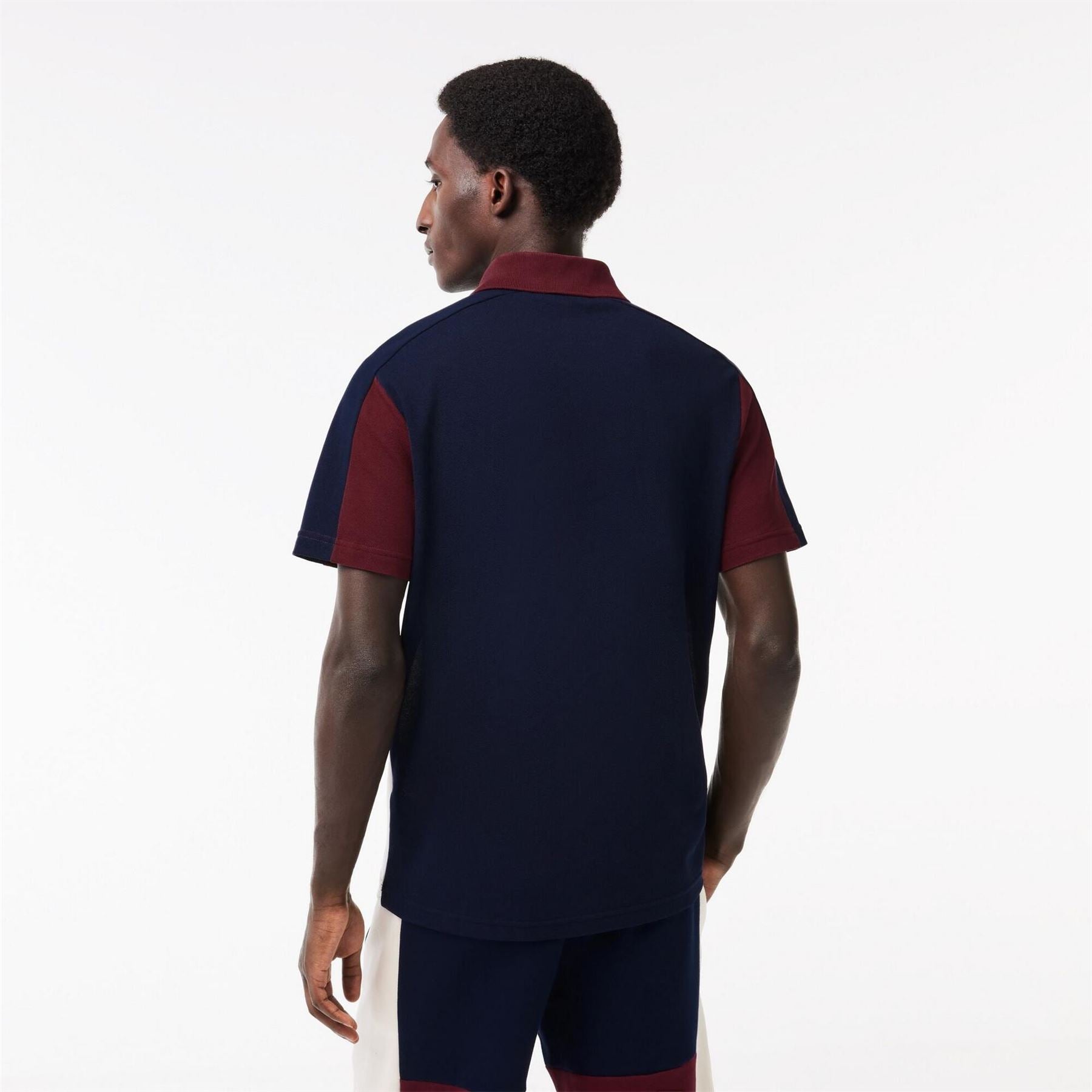 Lacoste Colour Block Short Sleeve Polo Shirt