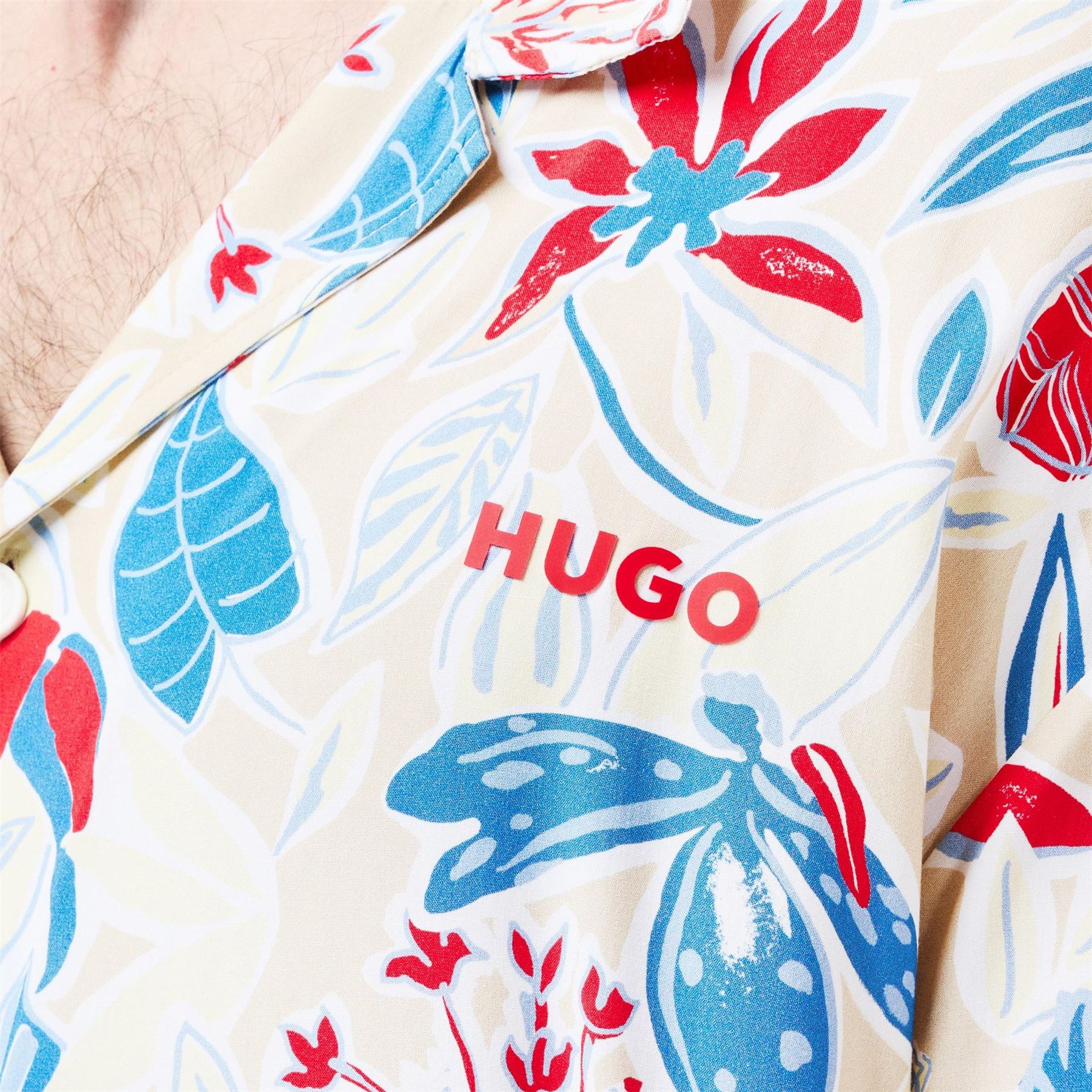 Hugo Beach Relaxed Short Sleeve Plain Shirt