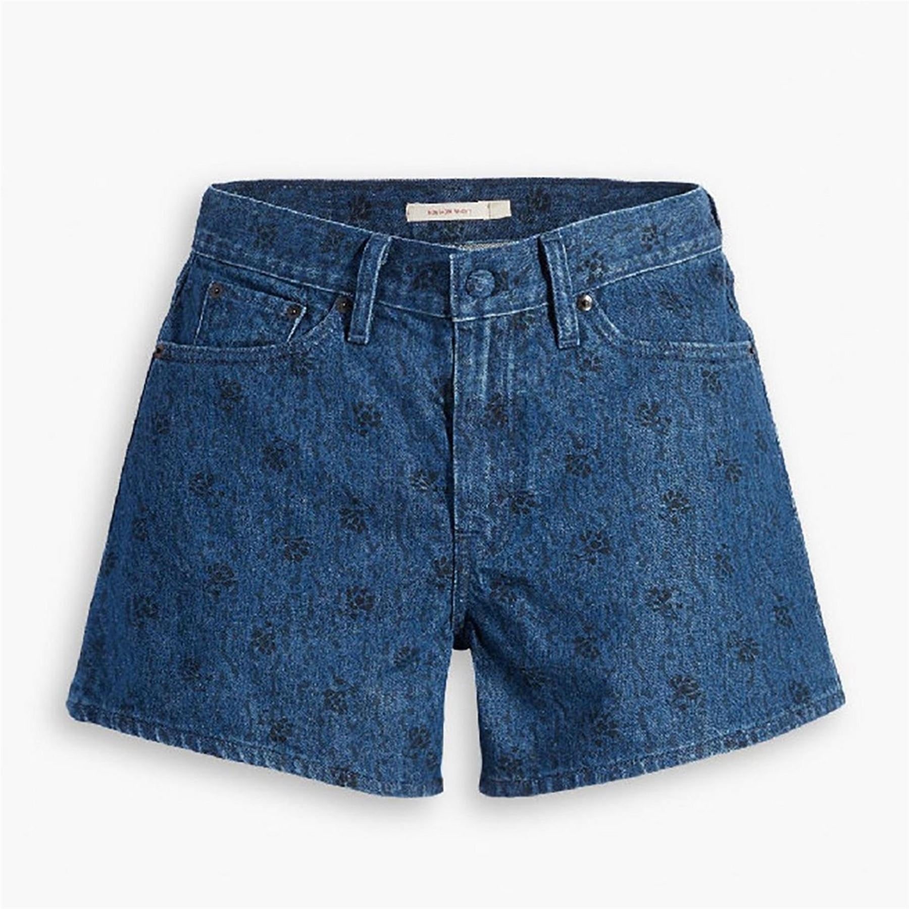 Levis Wellthread Mom Short Denim Shorts