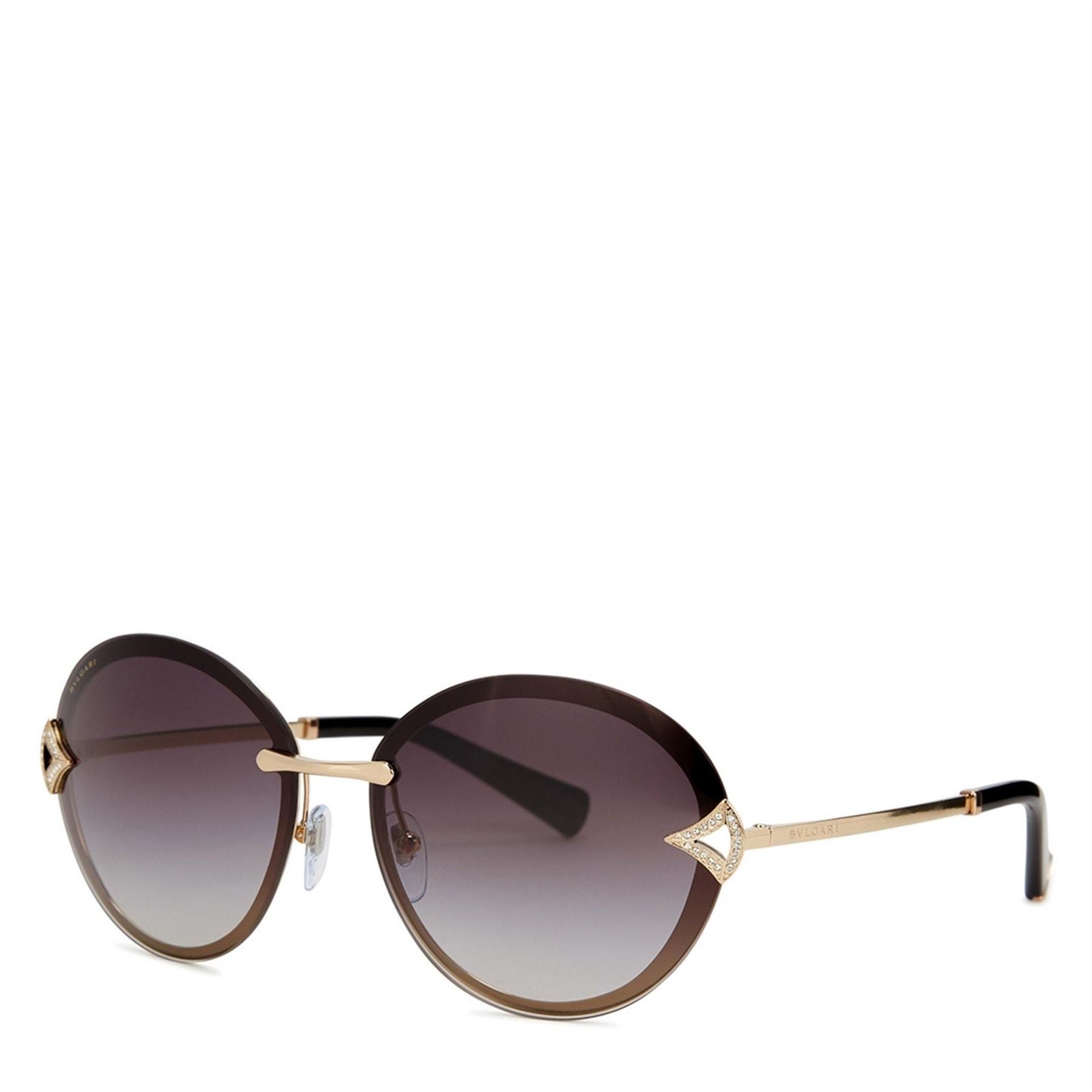 Bvlgari Round Embellished Sun