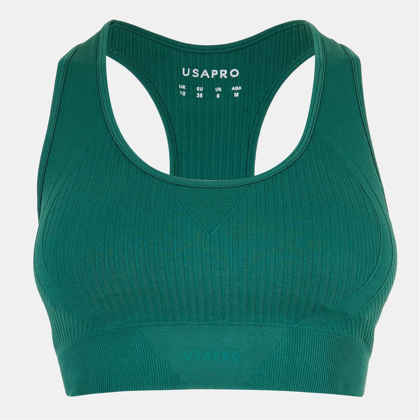 USA Pro Core Seamless Crop Sports Bra