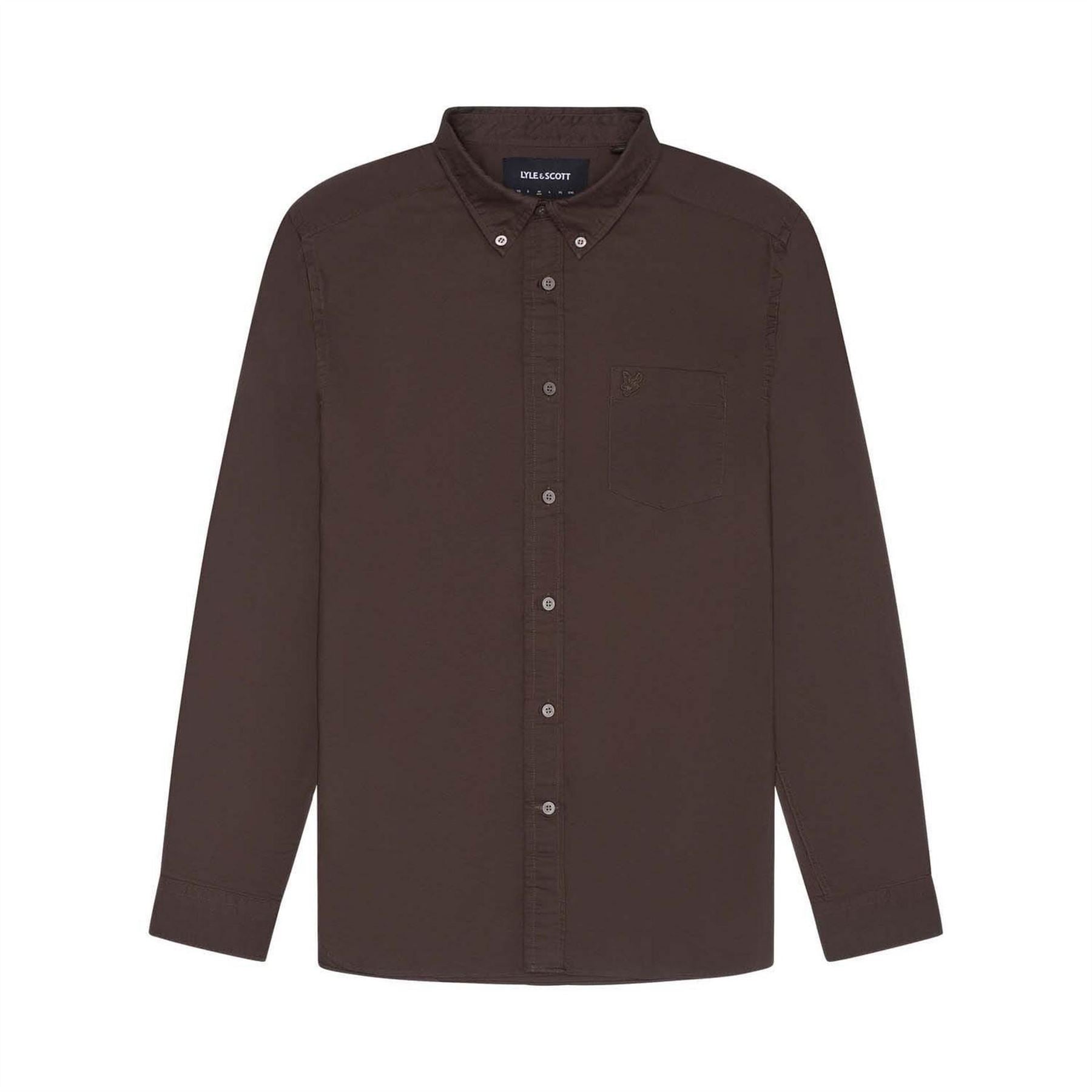 Lyle and Scott Eagle Plain Oxford Shirt