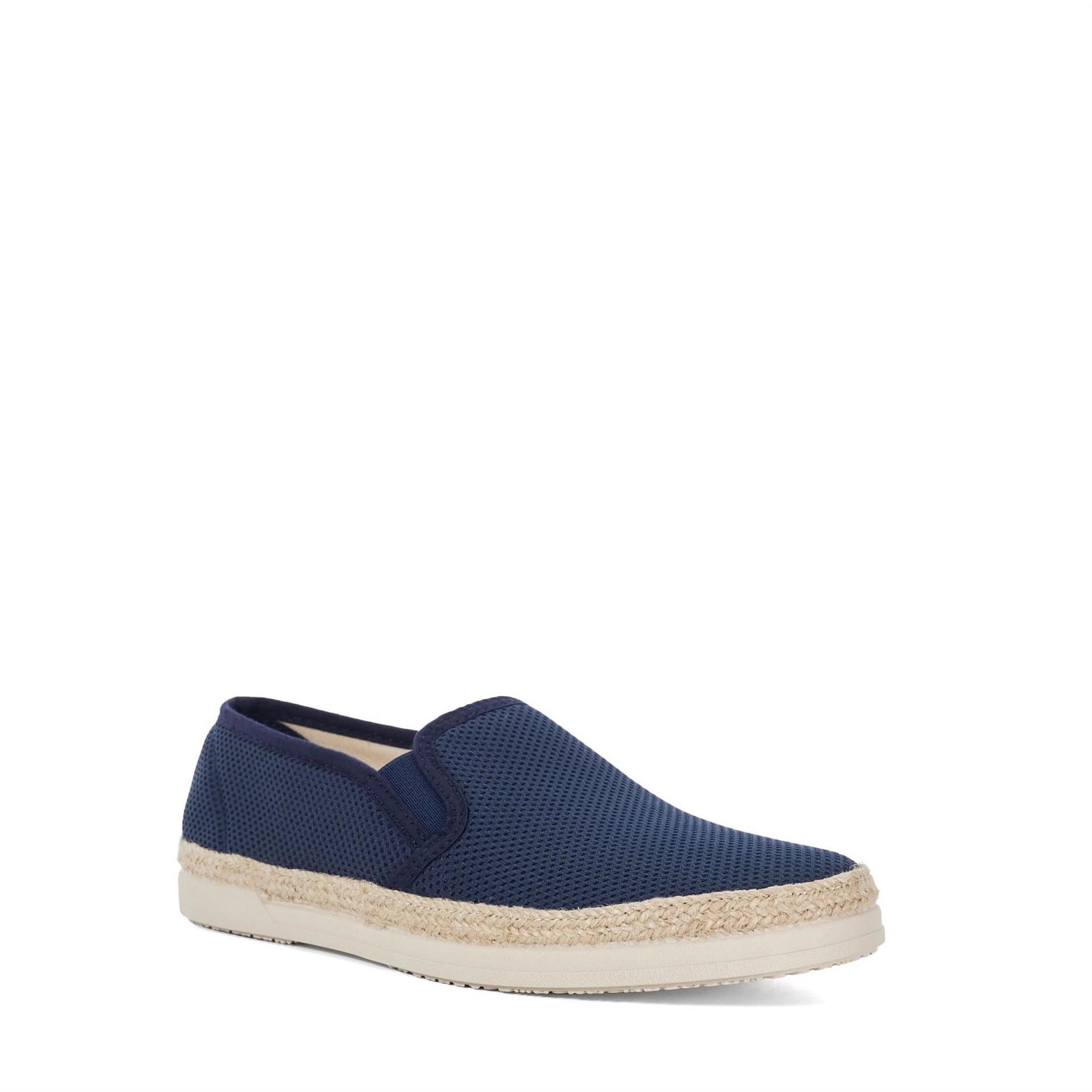 Dune London Textured Round Toe Espadrilles