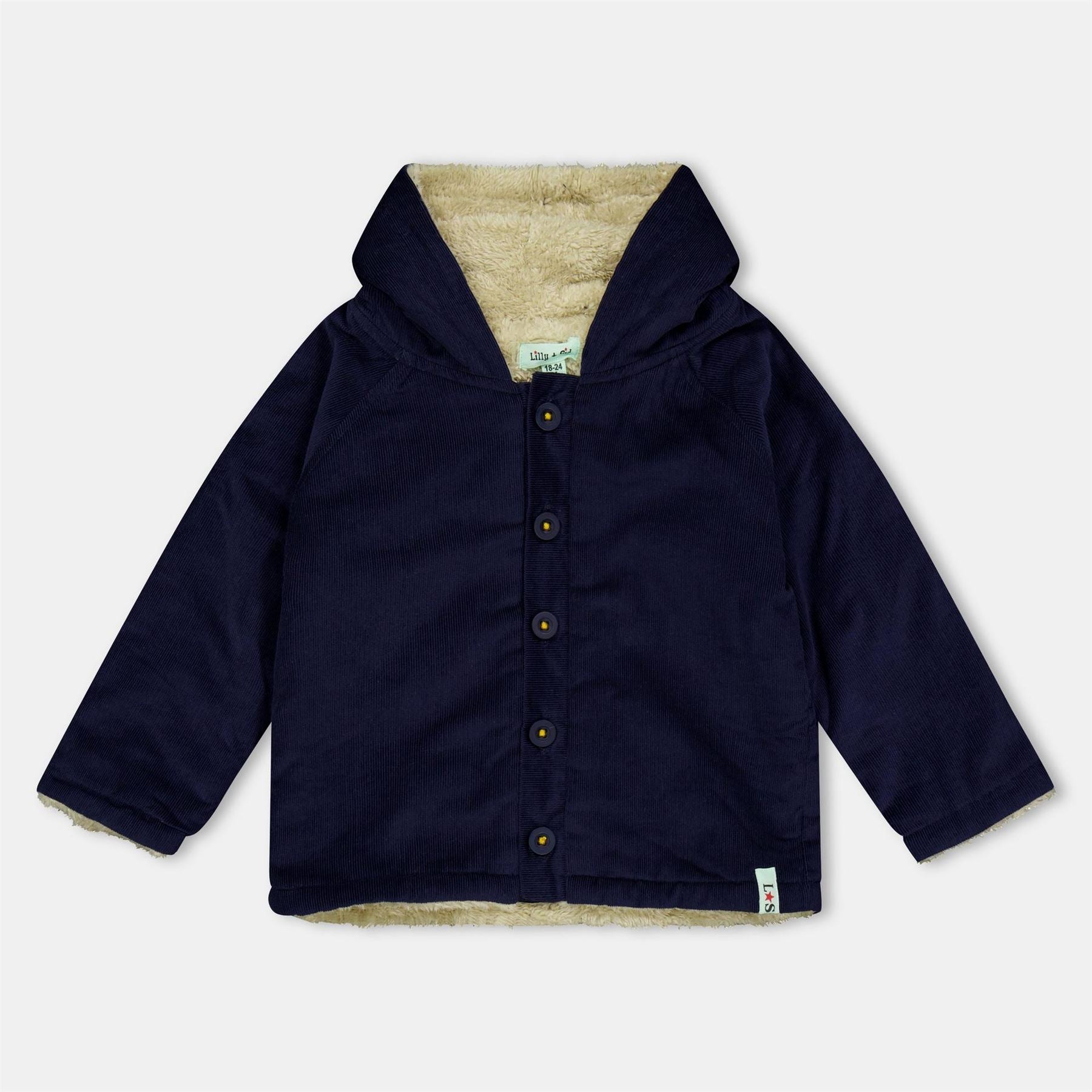Lilly and Sid Bear Cord Coach Jacket