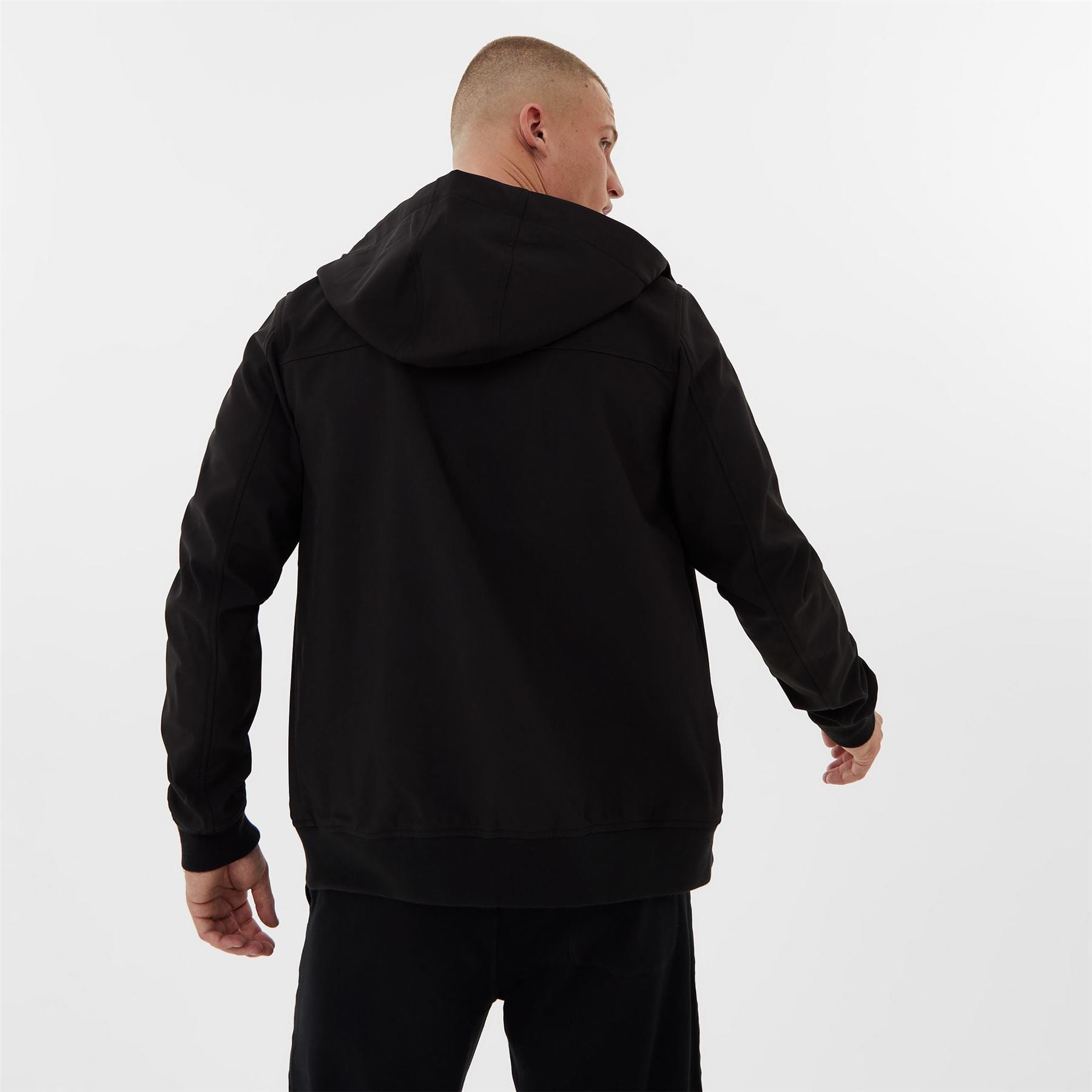 Everlast Everlast Weather Resistant Hooded Long Sleeve Varsity Jacket