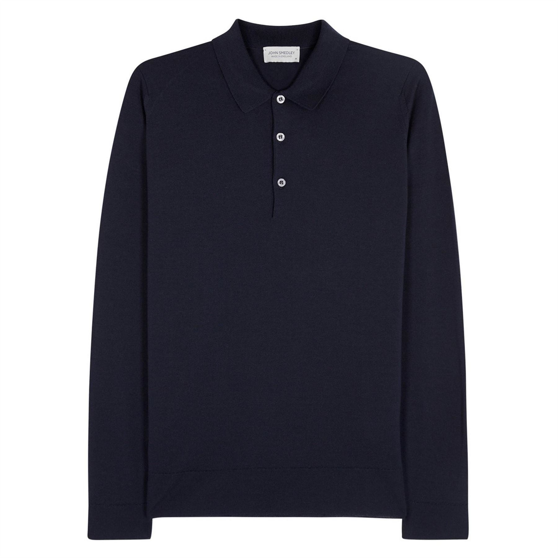John Smedley Merino Ls Polo
