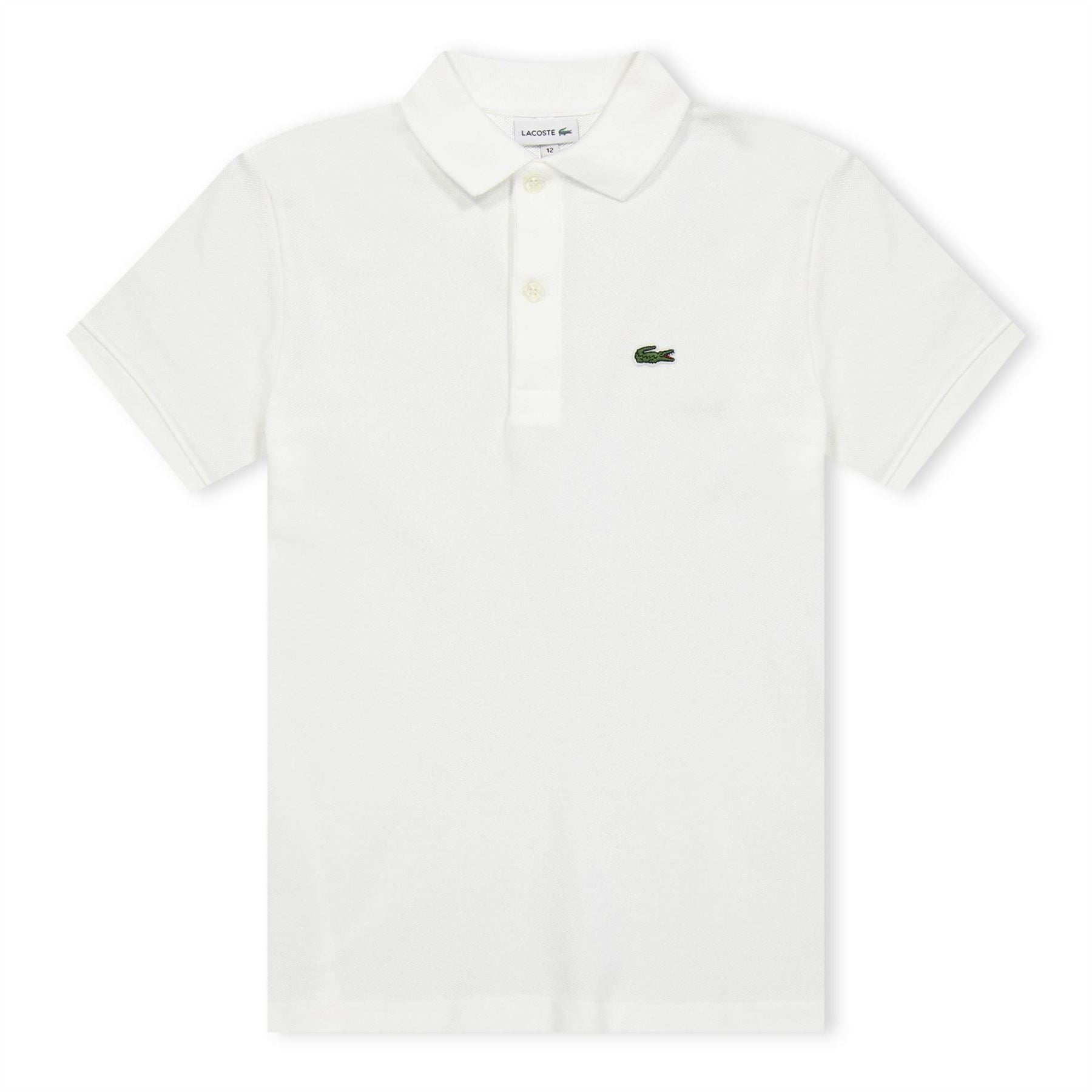Lacoste Boys Pique Logo Polo Shirt