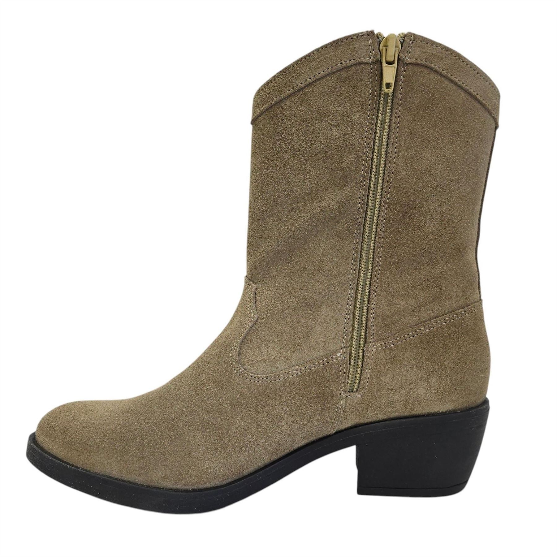 Jack Wills JW Dalida Suede Calf Chunky Heel Hiker Boots