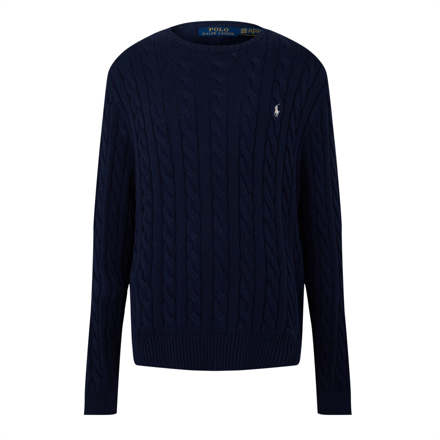 Polo Ralph Lauren Cable Knit Cotton Crew Neck Jumper