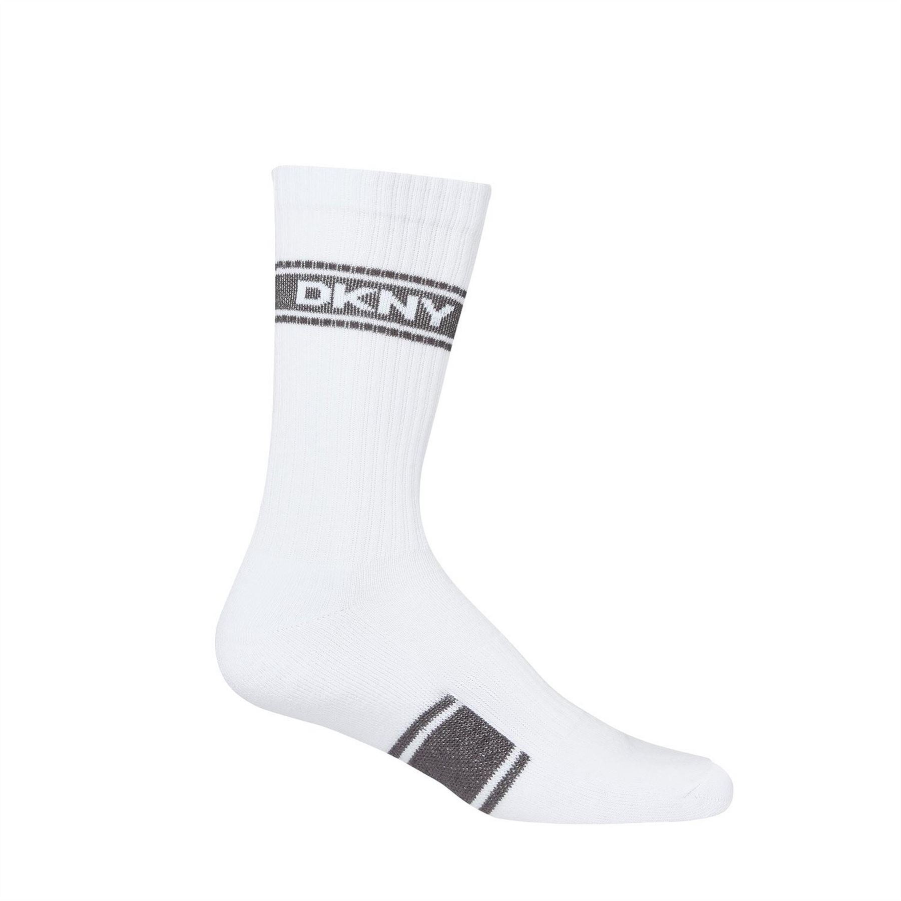 DKNY Mens 3 Pack Sport Socks Lacon