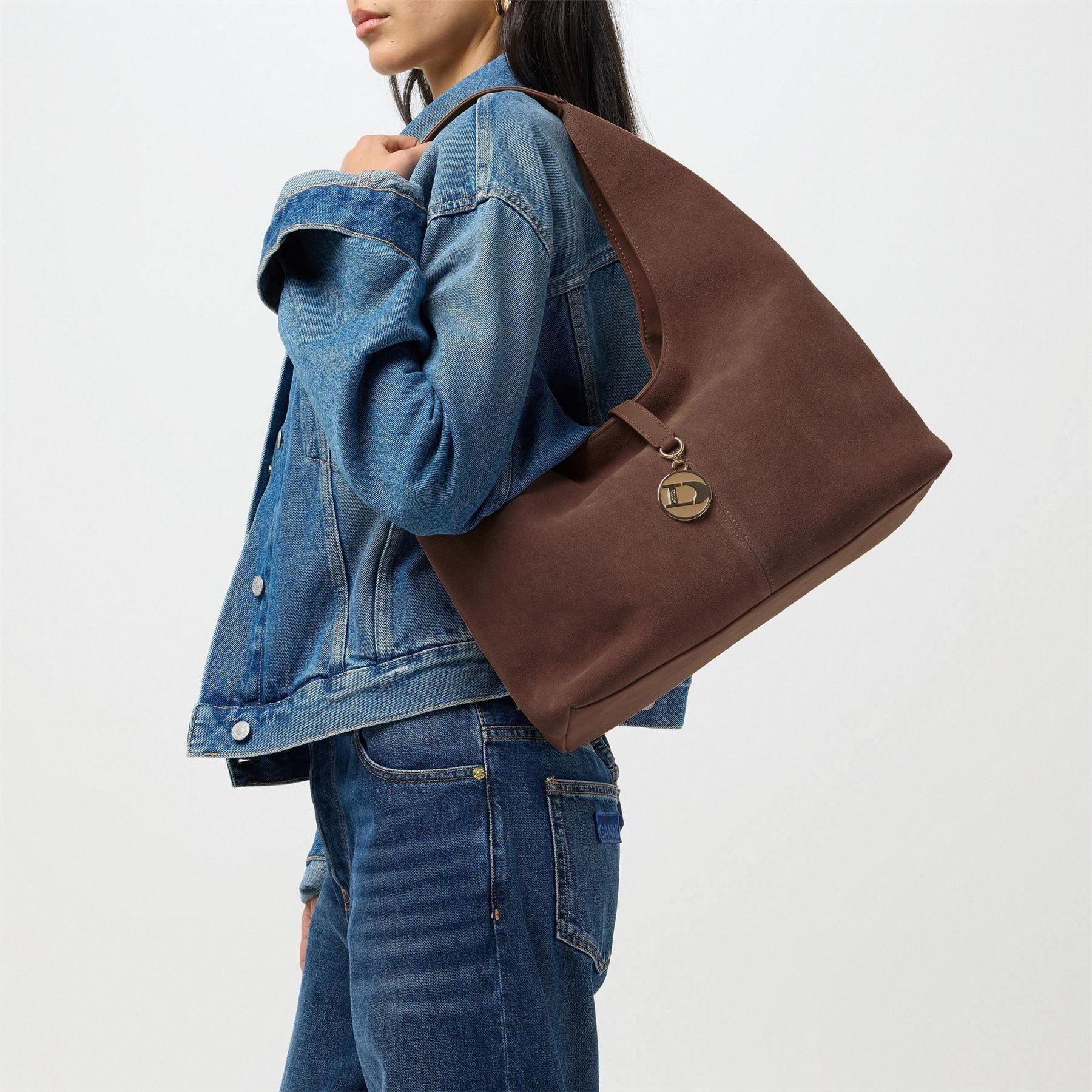 Dune London Delighting Hobo Rectangle Shape Hobo Bag