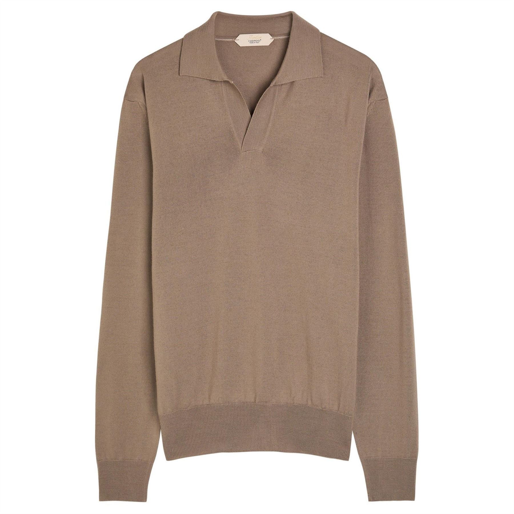 Aurelien Buttonless Ls Polo