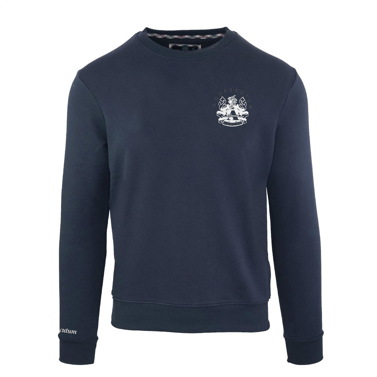 Aquascutum Crew Neck Long Sleeve Sweatshirt