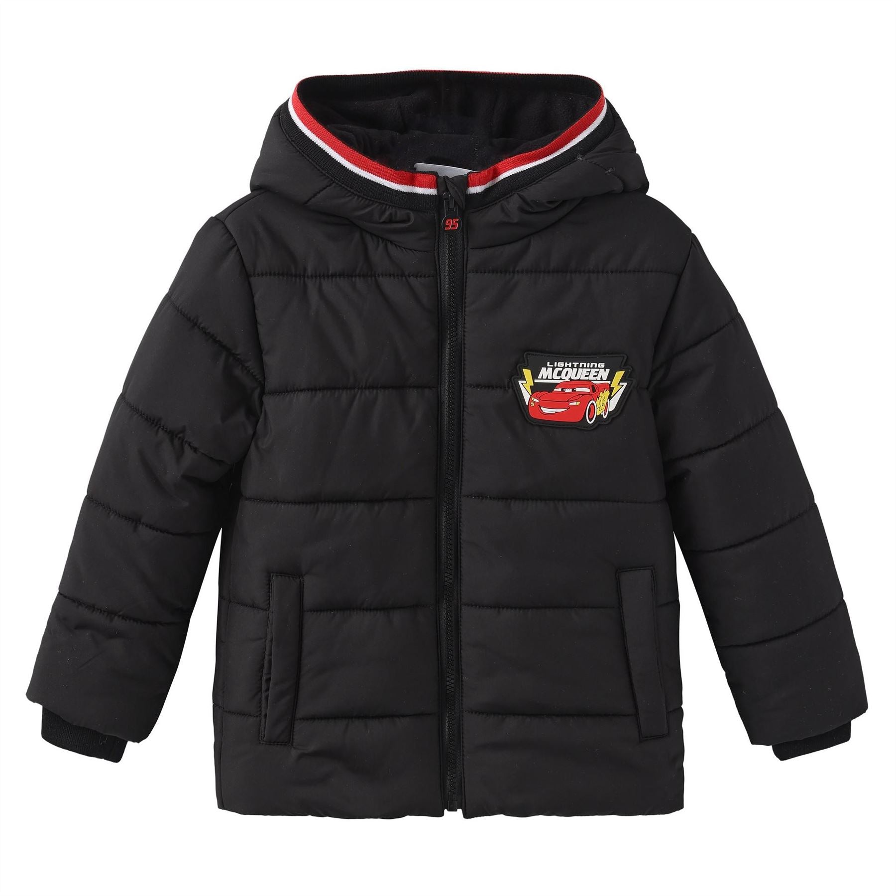 Character Disney Hooded Long Sleeve Short Puffer Jacket