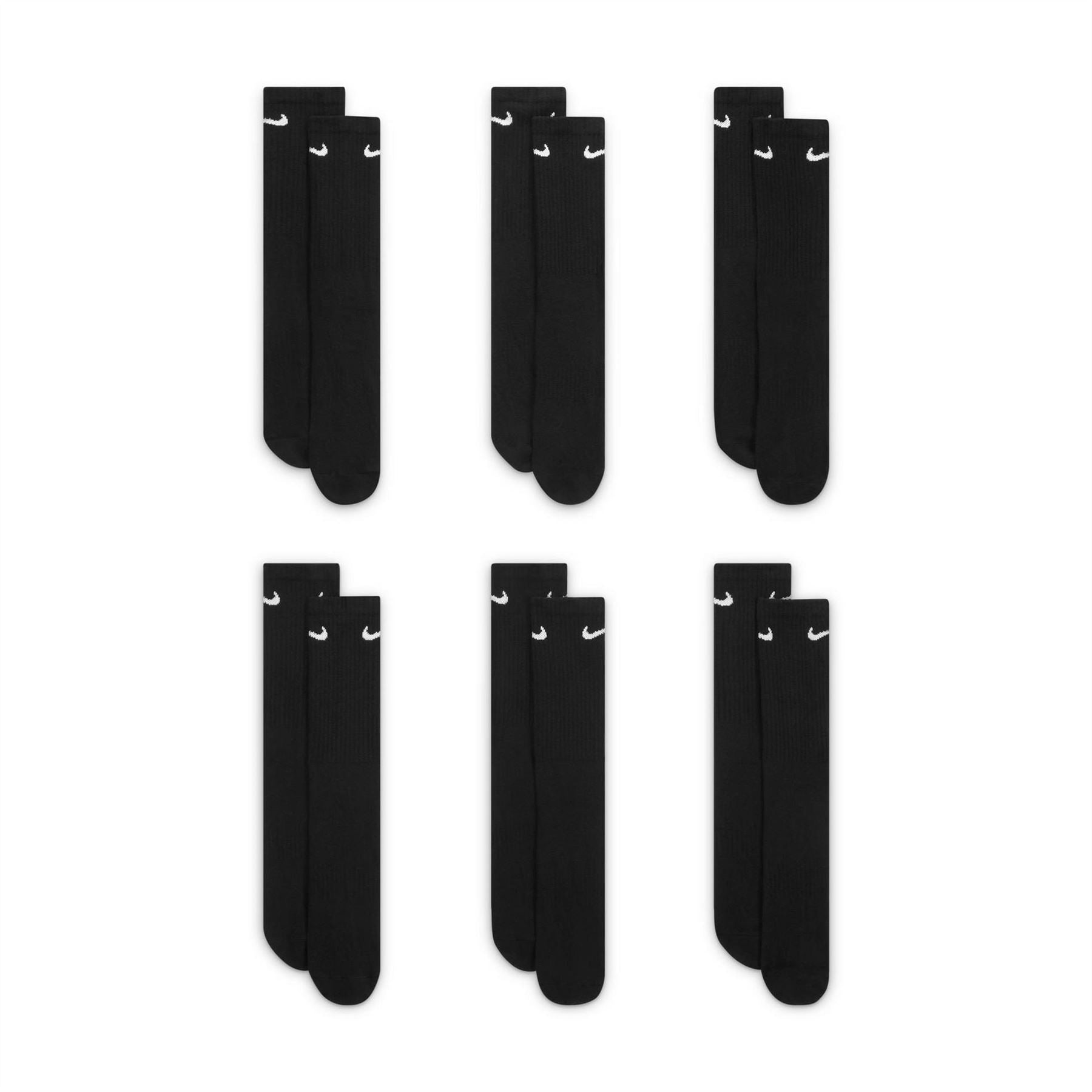 Nike 6 Pack Crew Long Socks