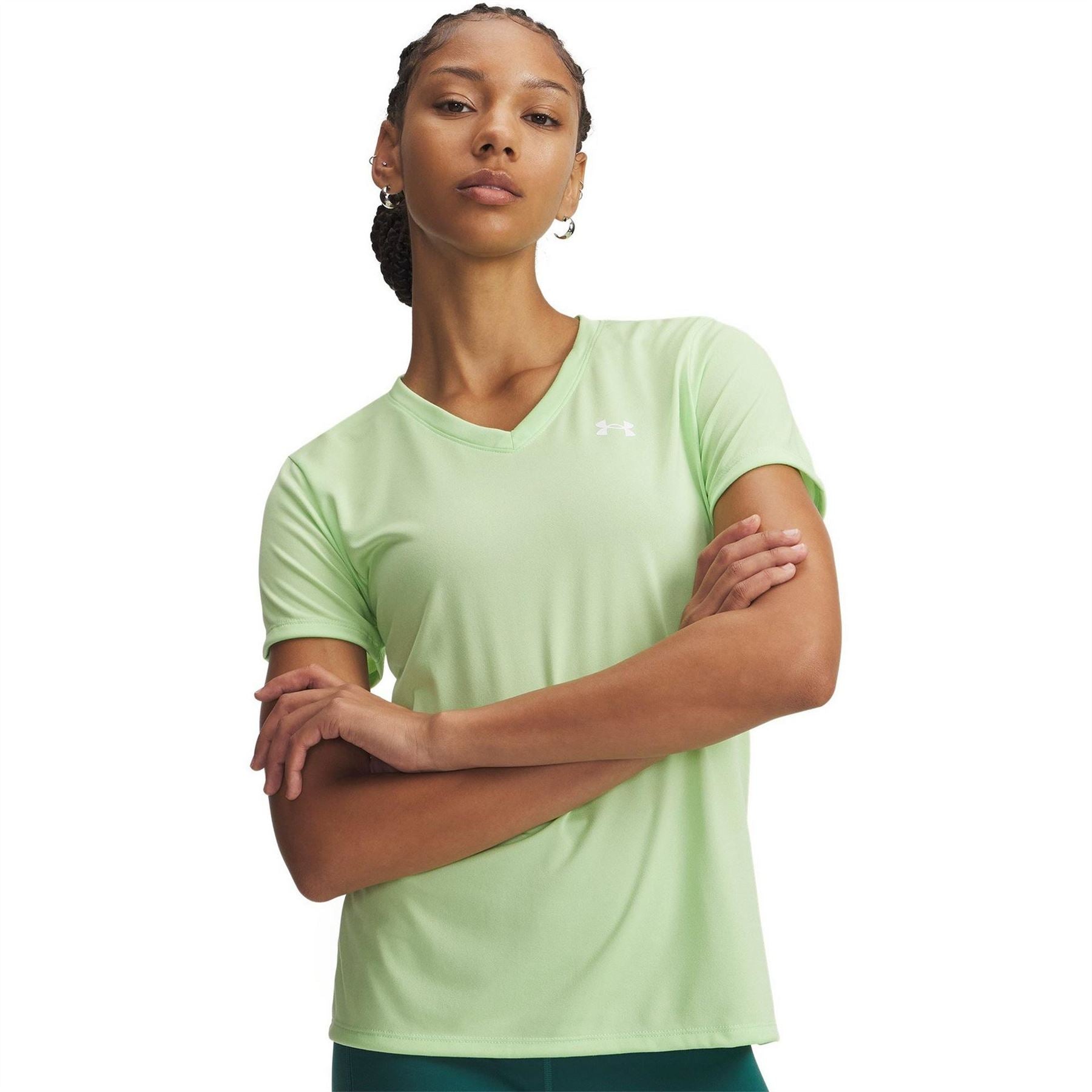 Under Armour Womens Armour Tech™ V Neck Short Sleeve