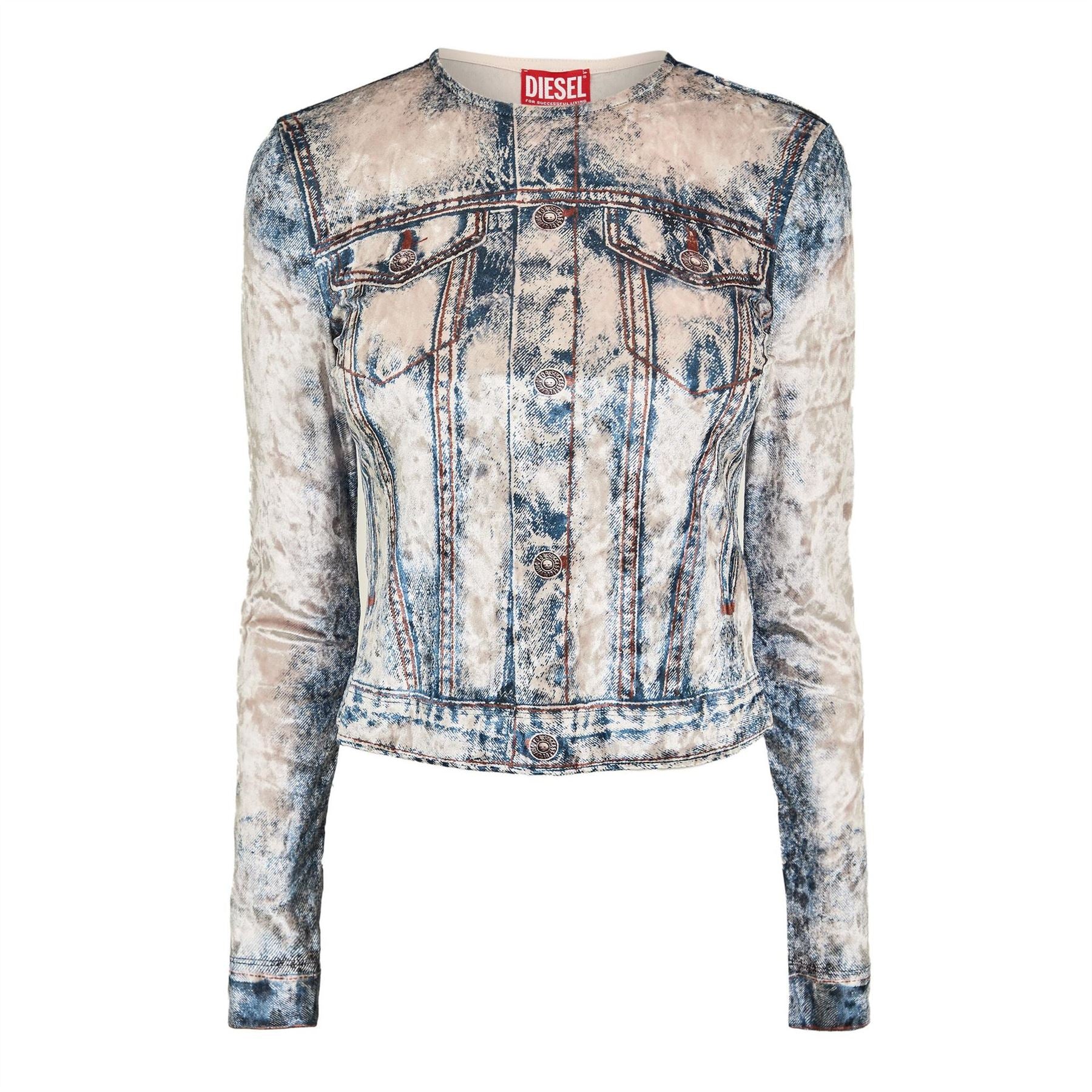 Diesel T Clauvet Crew Neck Long Sleeve T-Shirt