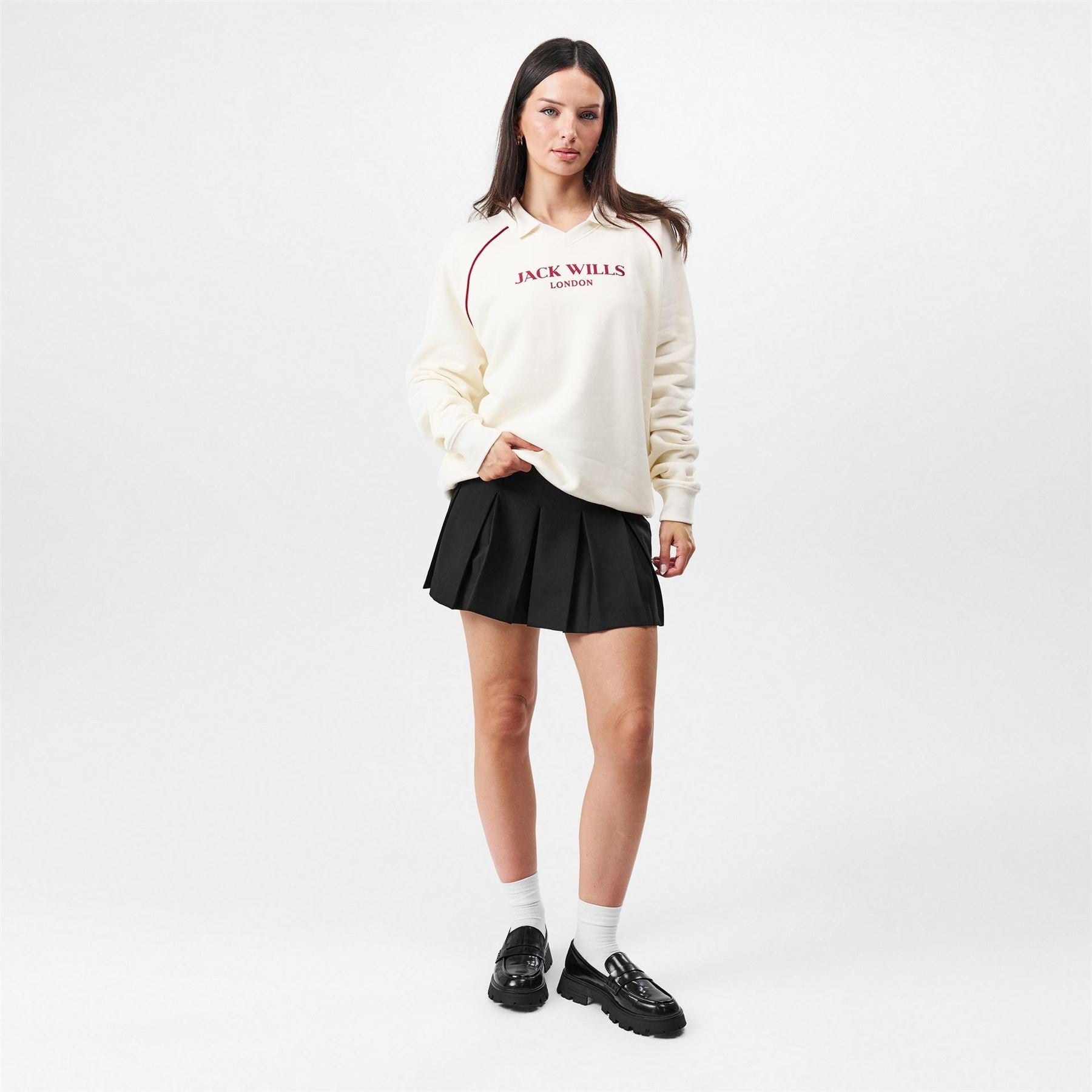 Jack Wills Crew Neck Relaxed Fit Long Sleeve Sweater