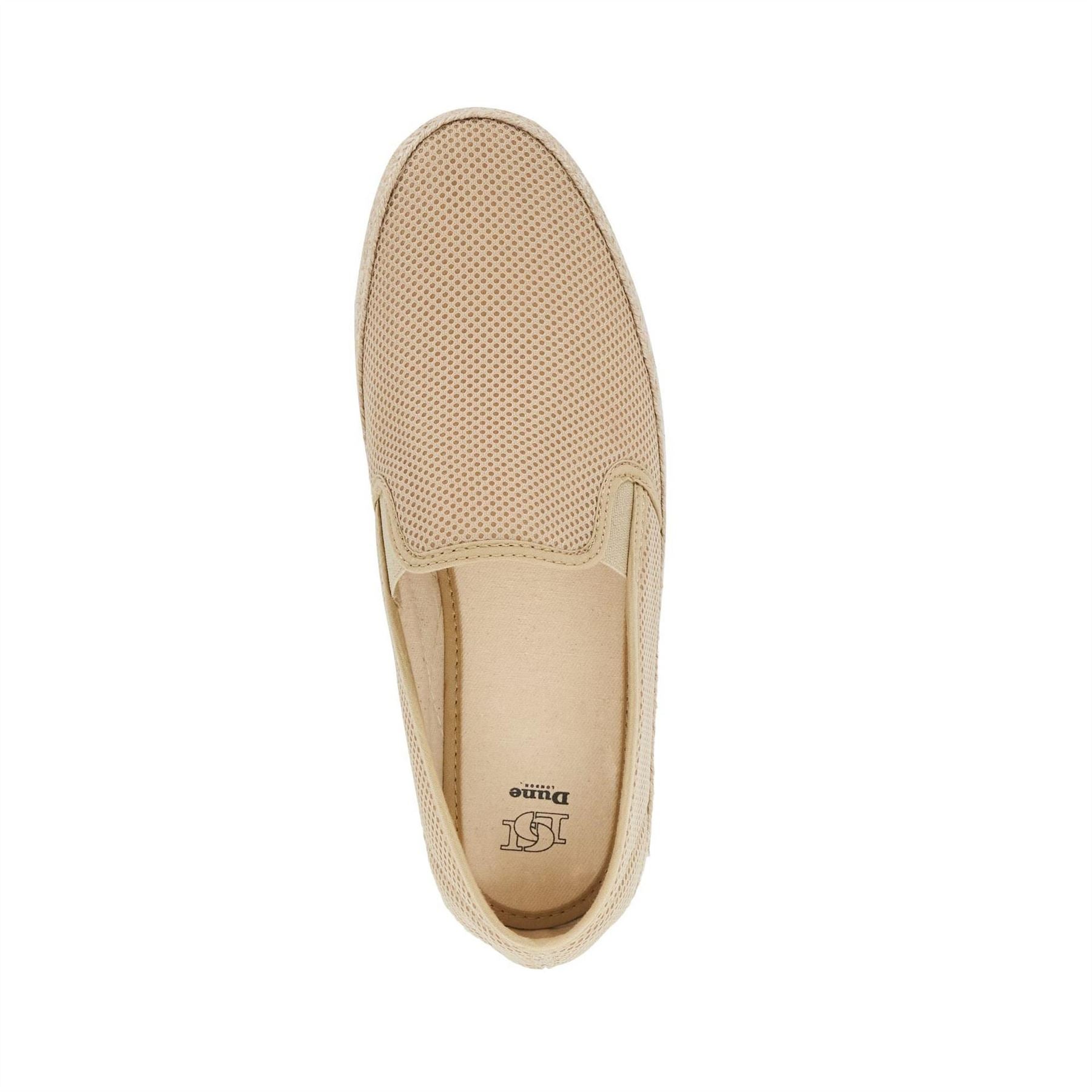 Dune London Textured Round Toe Espadrilles