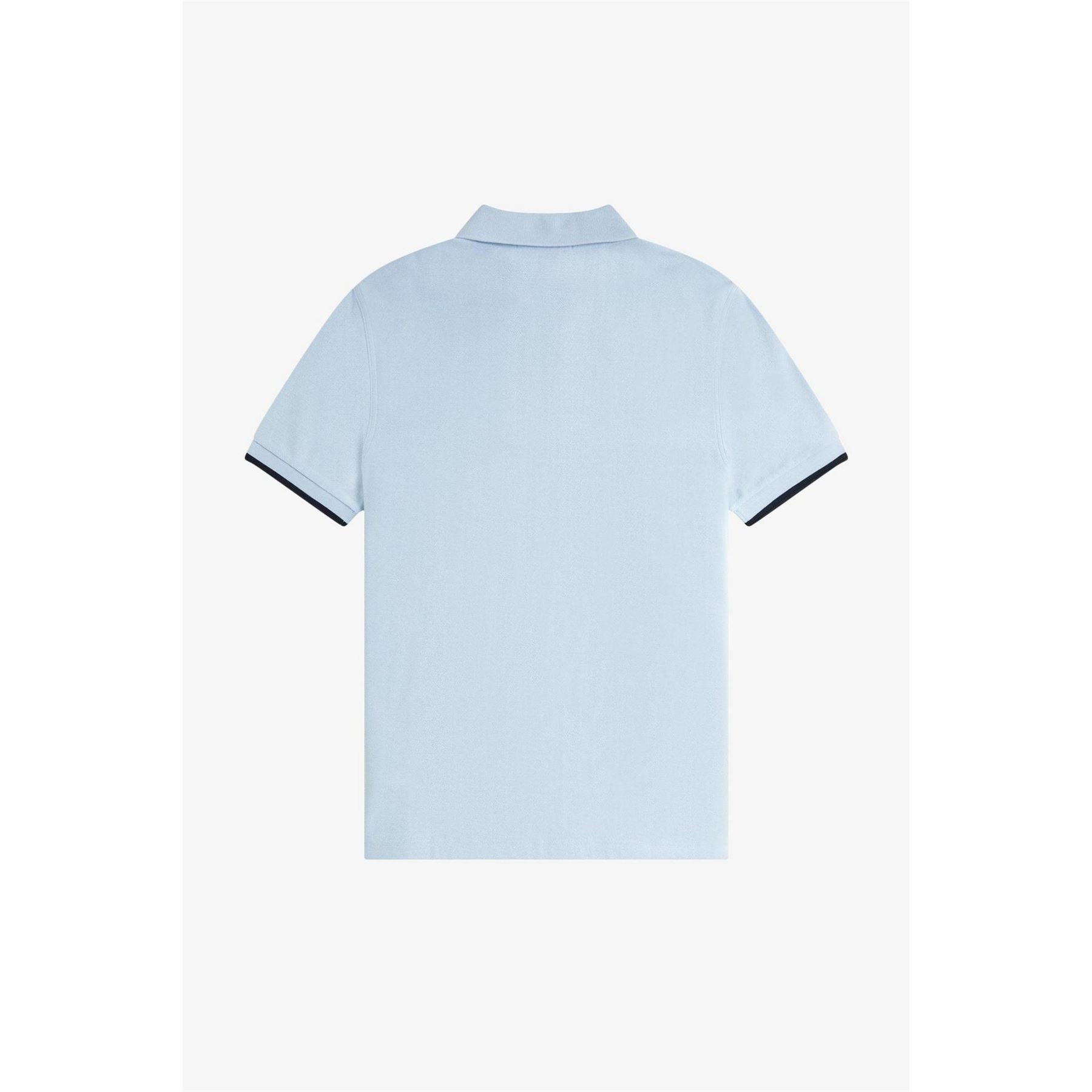 Fred Perry Crepe Zipped Short Sleeve Polo Shirt
