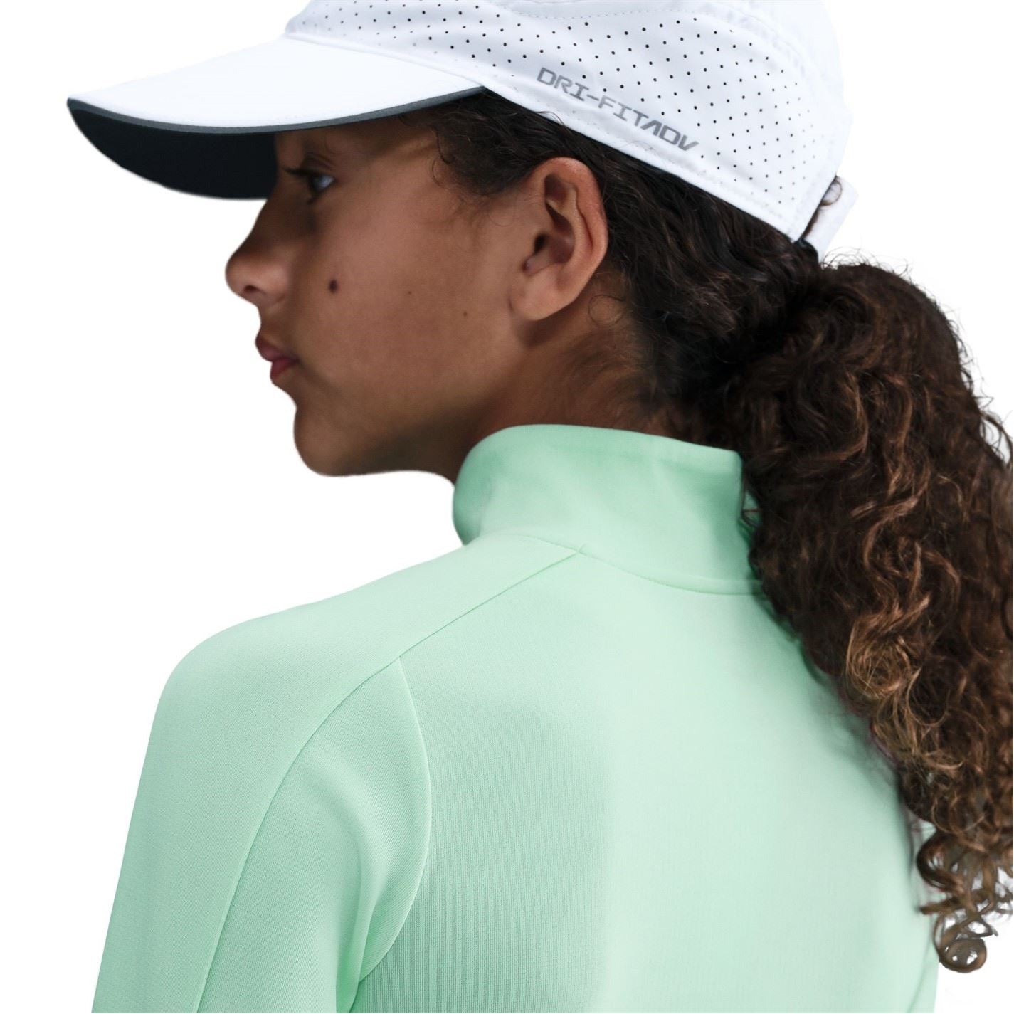 Nike Older Girls Dri Fit Long Sleeve Half Zip